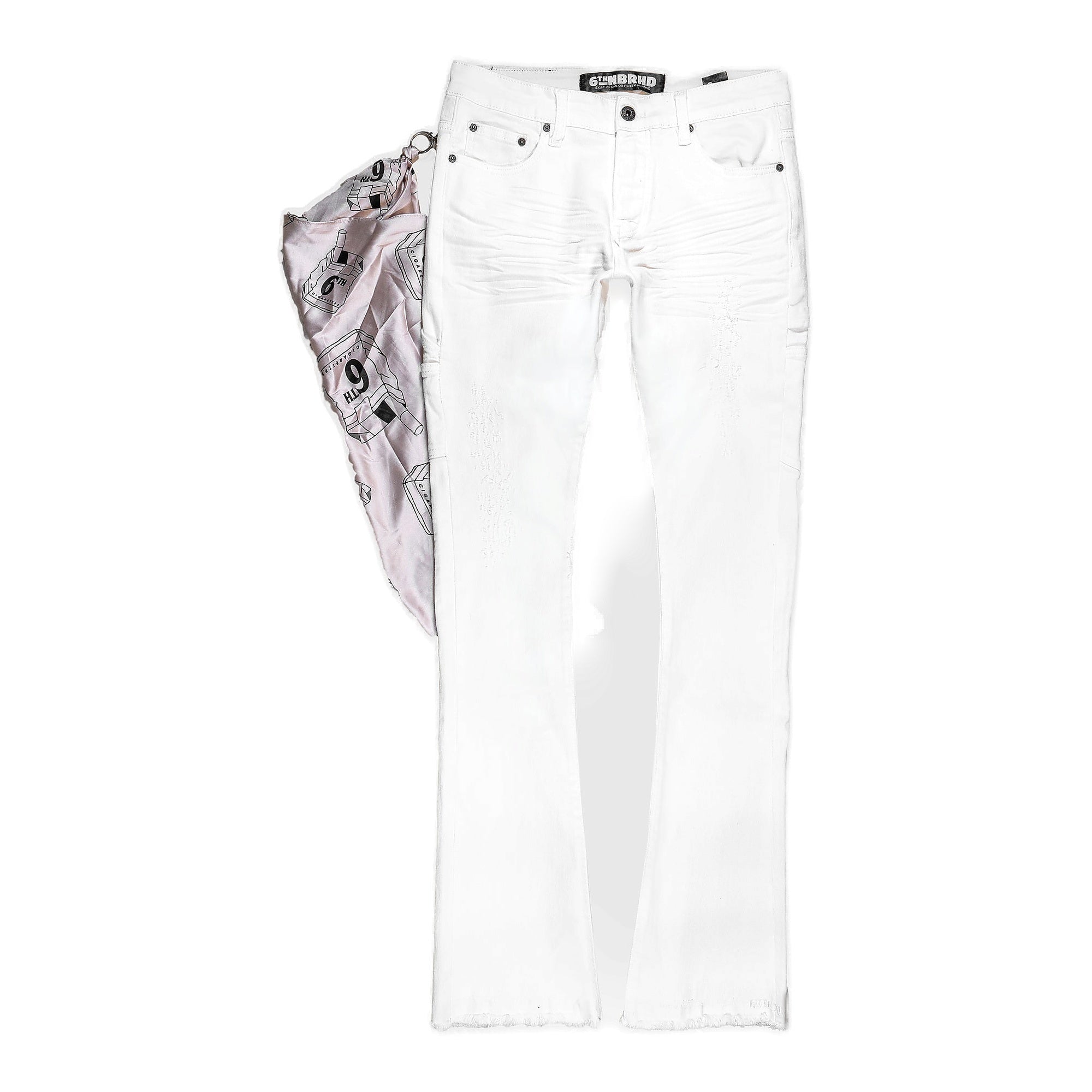 6Th Nbrhd The Classic Men's Jeans - White