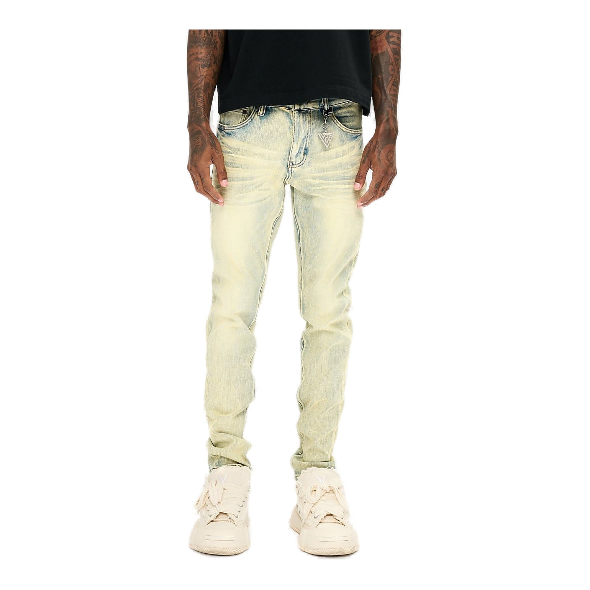 Valabasas Mr. Slim Jean Vintage Wash Men's Jeans - Light Wash