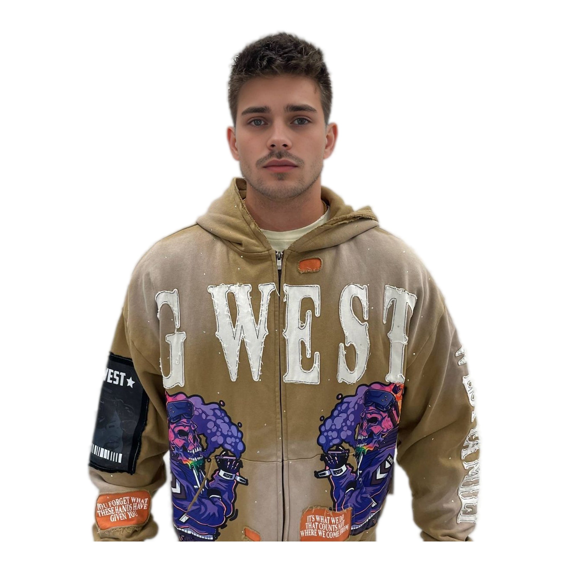 G-West Complicated Text Hoodie