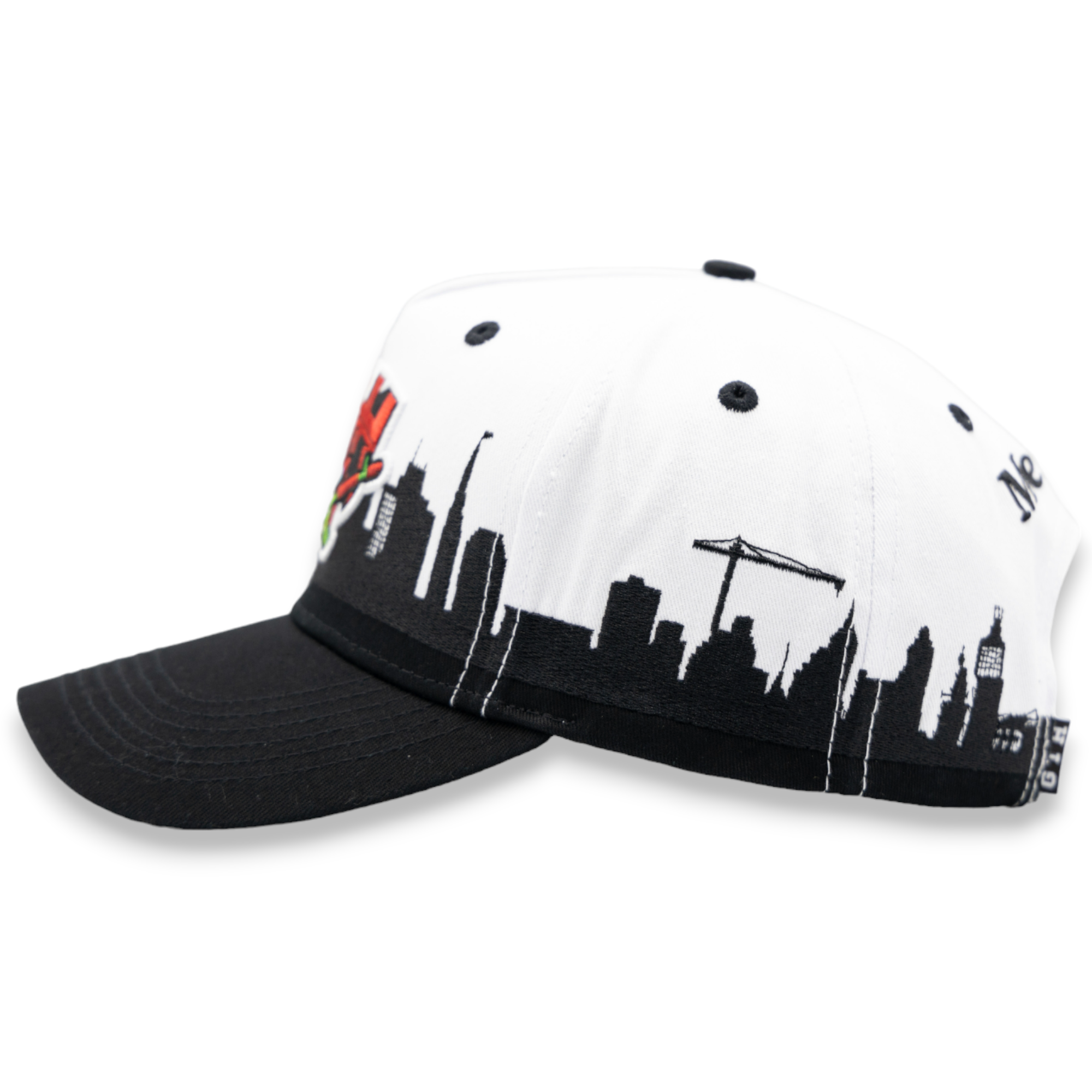 Gth Gth Memphis Skyline Snapback Hat - Embroidered Design