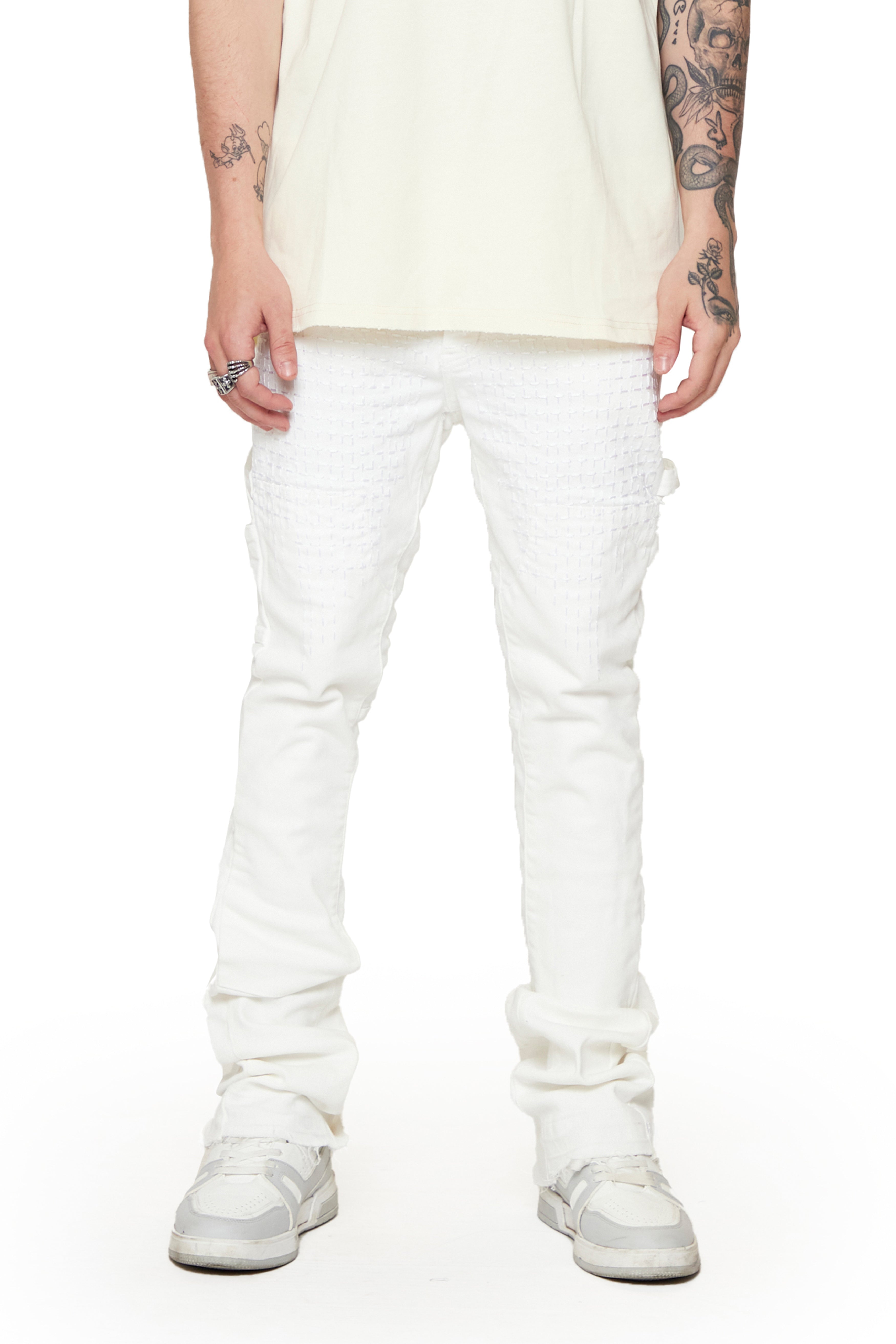 6Th Nbrhd Wuadlupe Men's Jeans - White