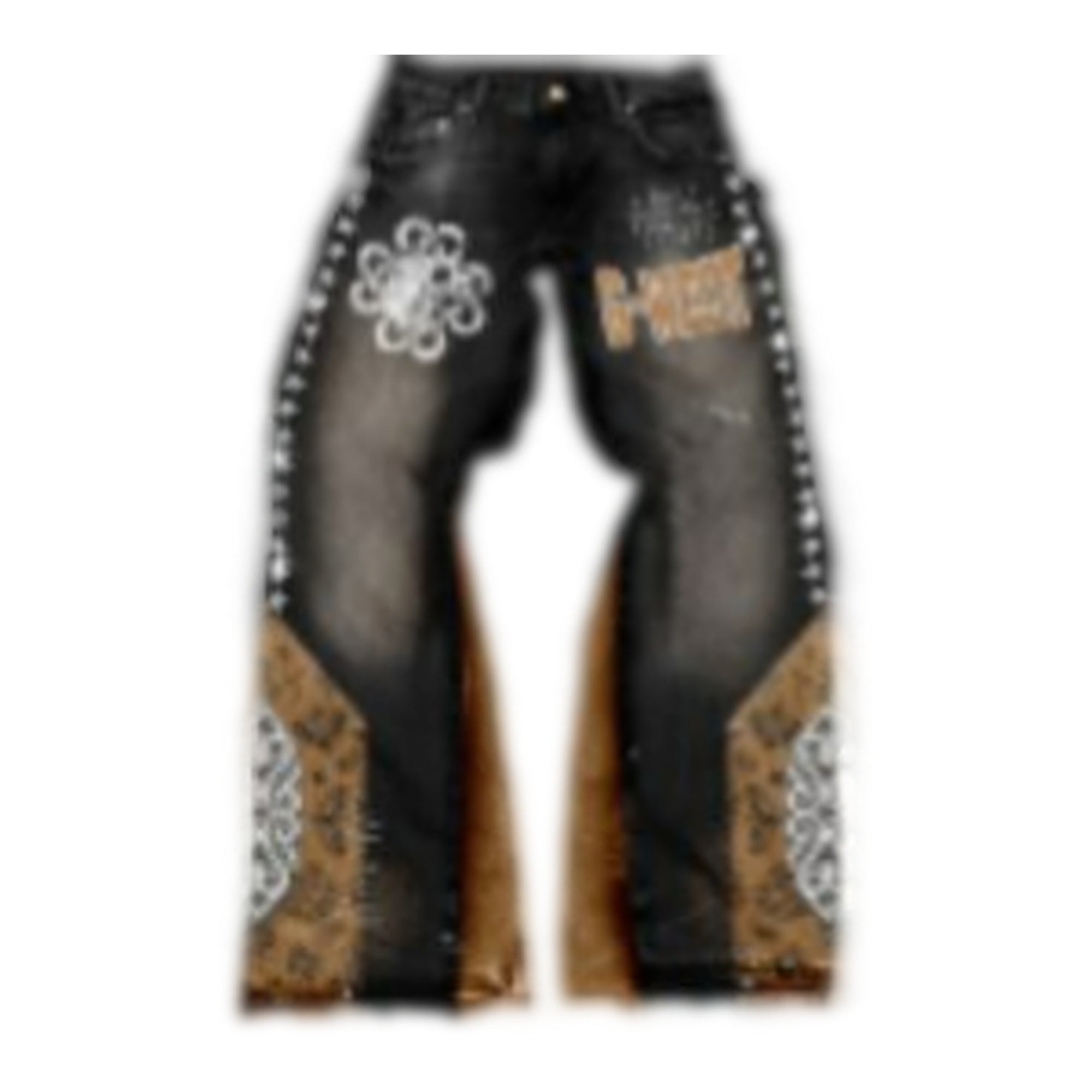 G-West Men's Black Jeans