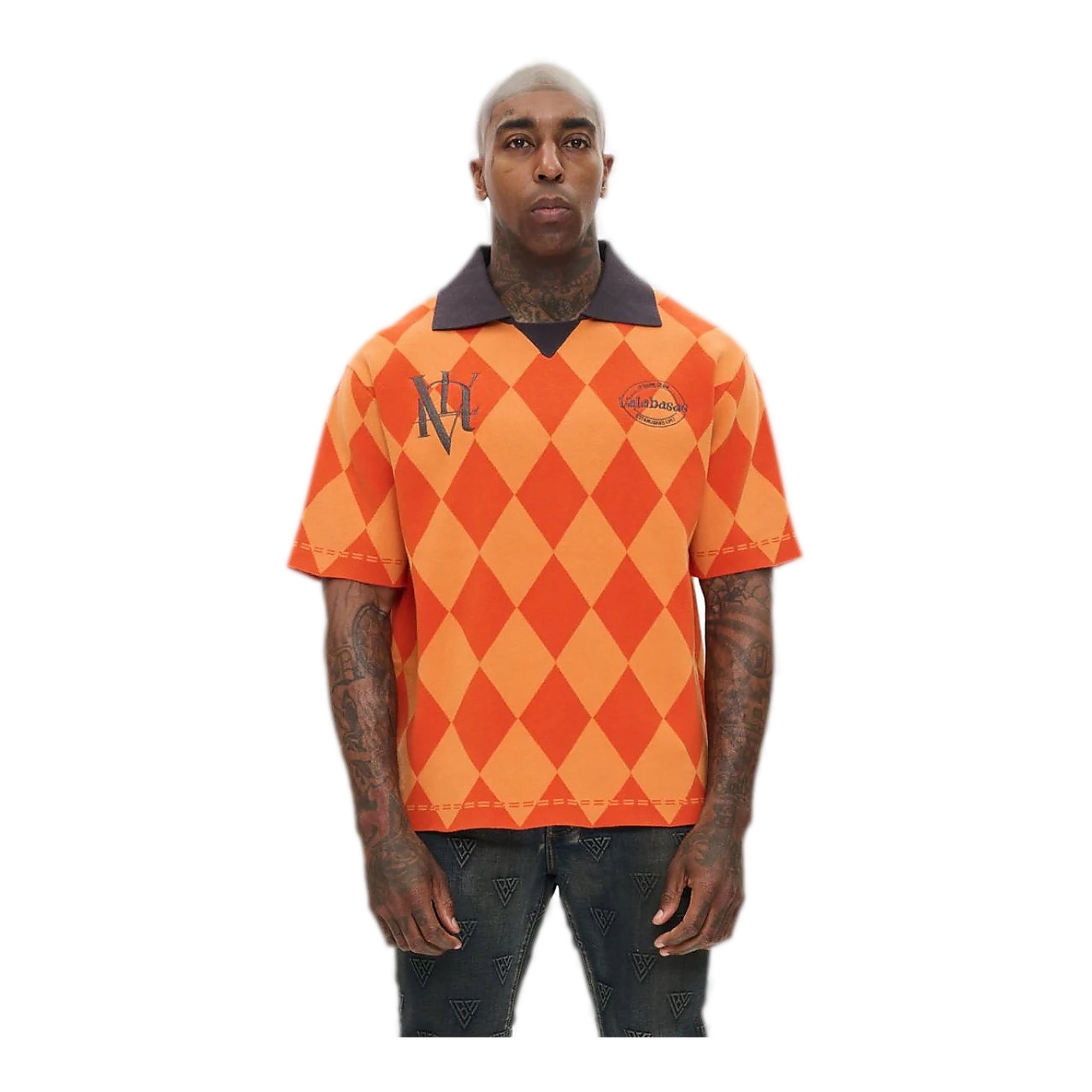 Valabasas "Thanya" Polo Shirt - Argyle Pattern