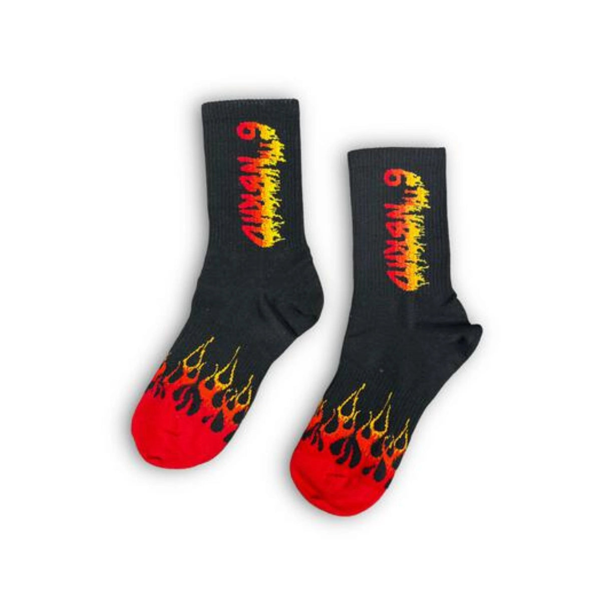 6Th Nbrhd "Flame Socks" - Graphic Design