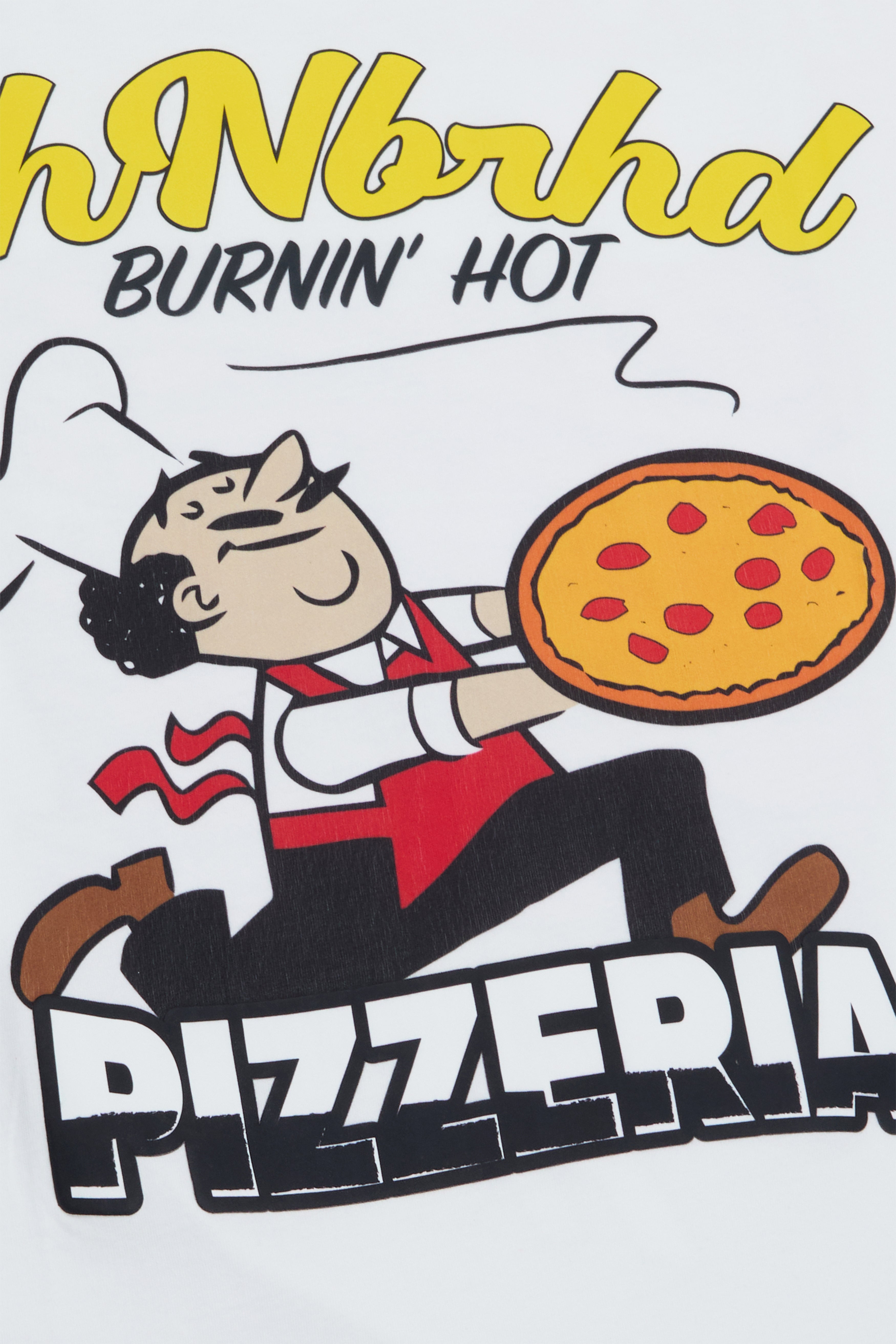 6Th Nbrhd Burning Hot Men's T-Shirt - White