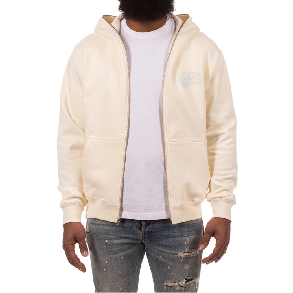 Billionaire Boys Club "Small Curve Zip Hoodie" - Beige