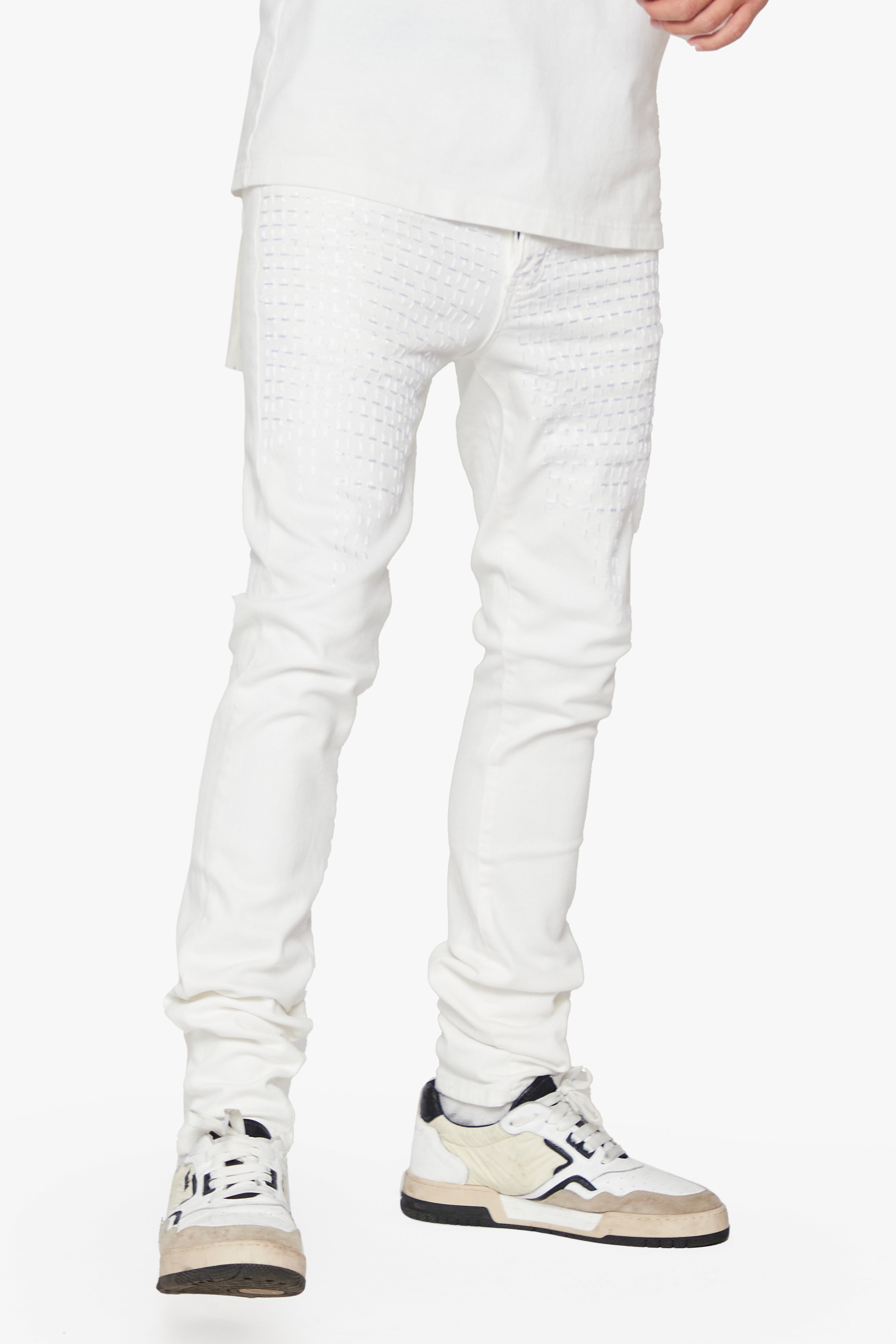 6Th Nbrhd Wuadlupe Men's Jeans - White