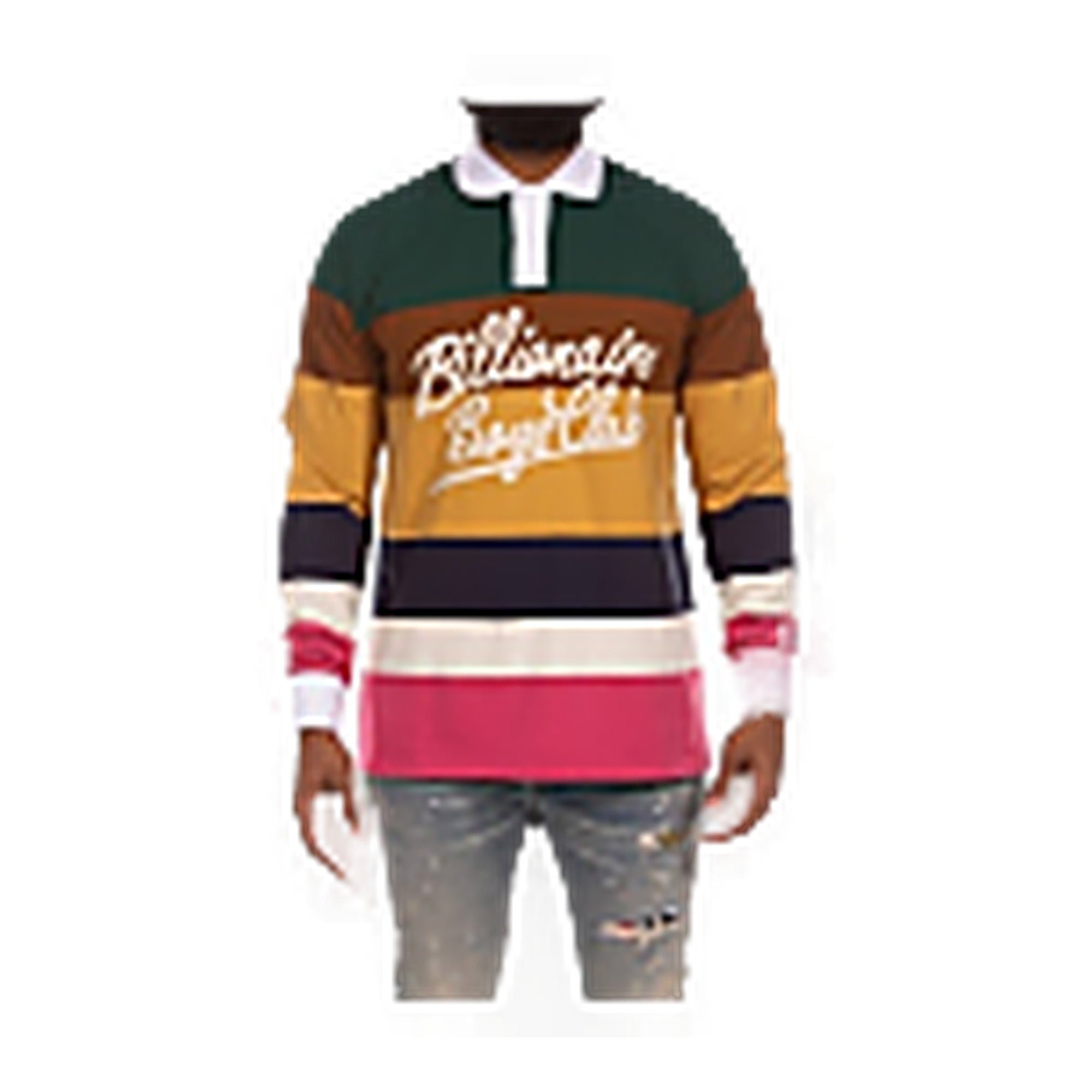 Billionaire Boys Club Bb Rugby Jersey Ls Knit Men's Shirt - Multicolor