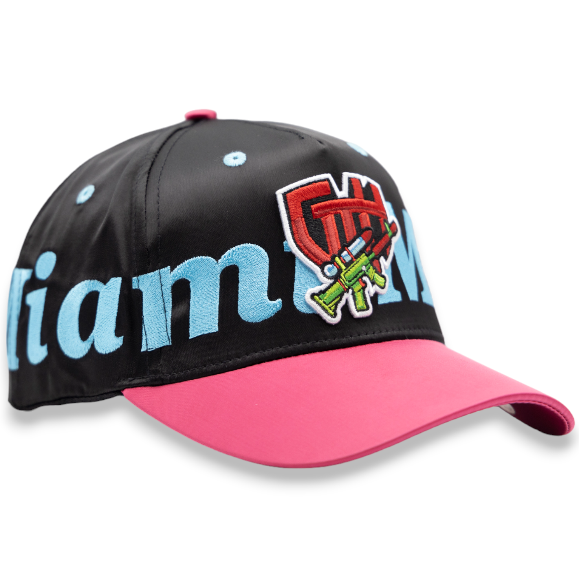 Gth Gth Miami All Around Snapback Hat - Black