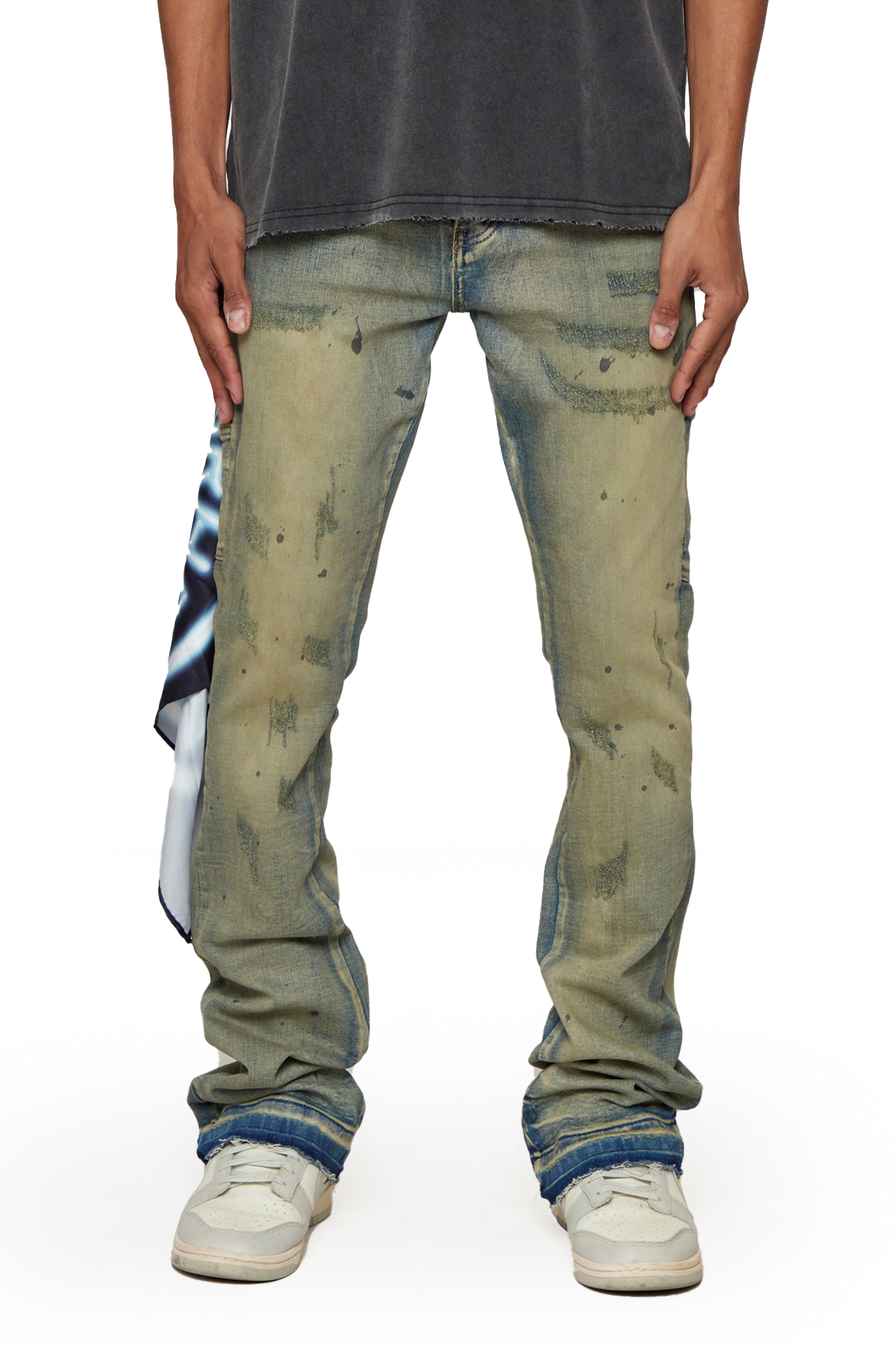 6Th Nbrhd Pavement Jeans - Distressed Wash