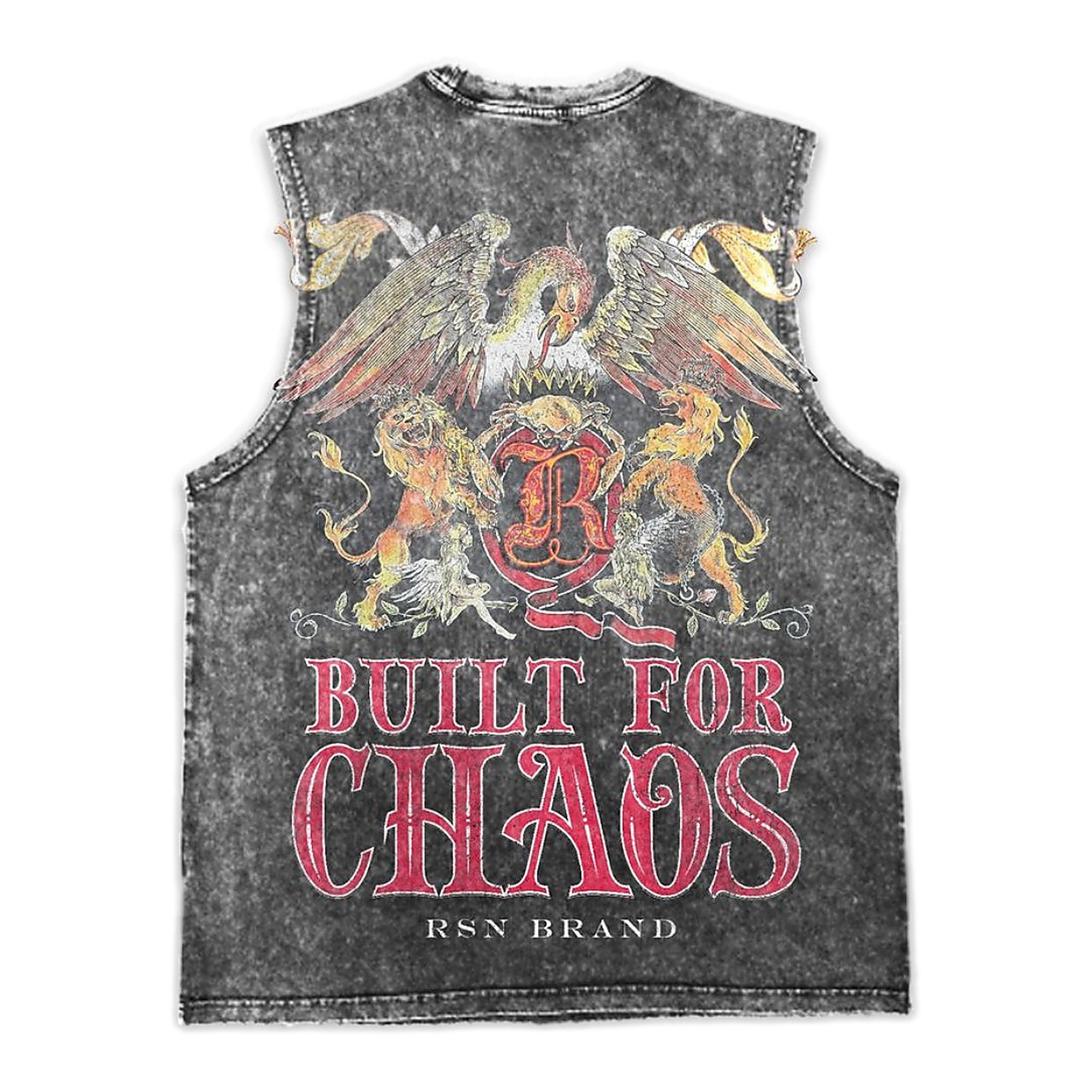 Reason "Chaos Muscle Tee" T-Shirt - Washed