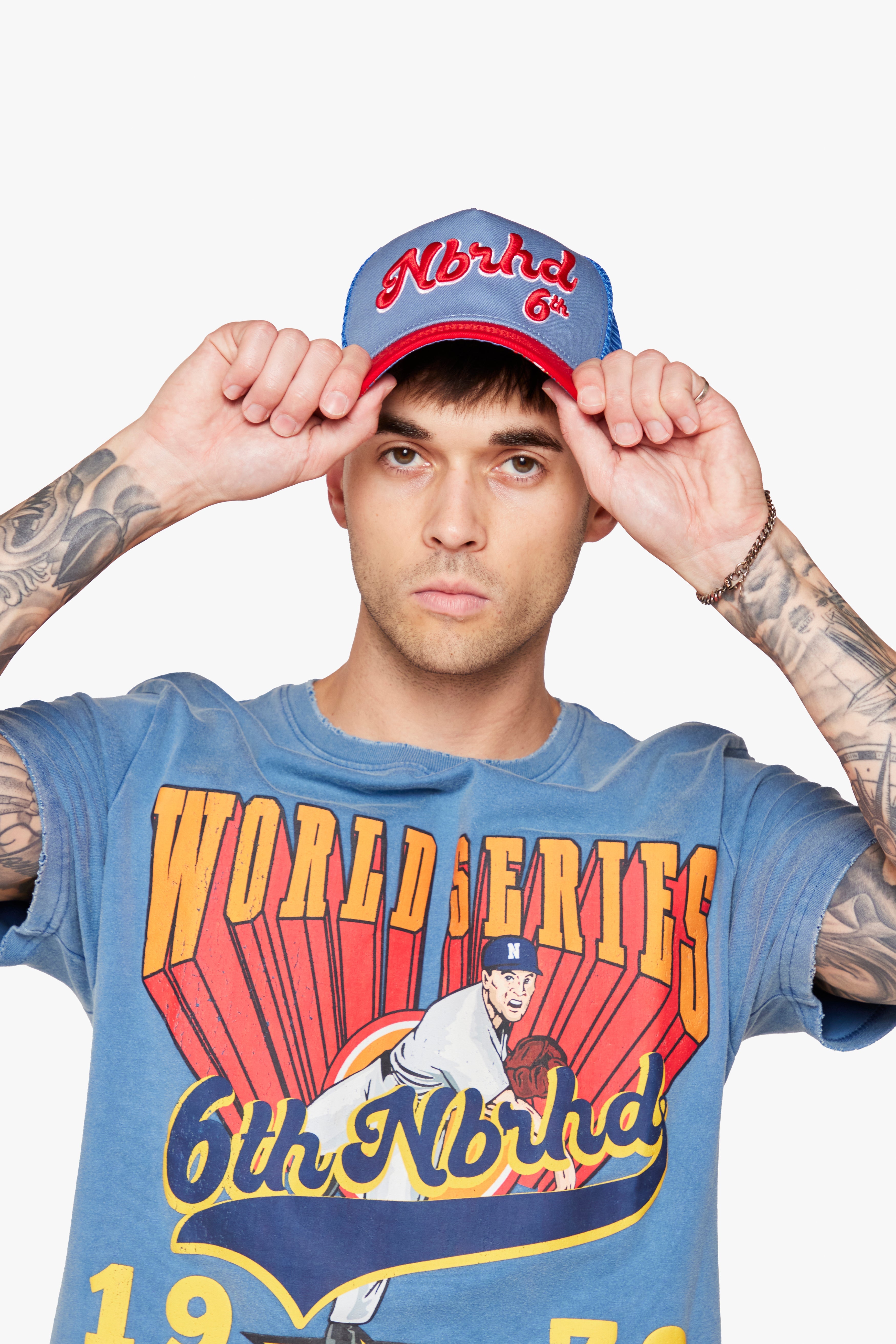 6Th Nbrhd Umpire Snapback Hat - Blue