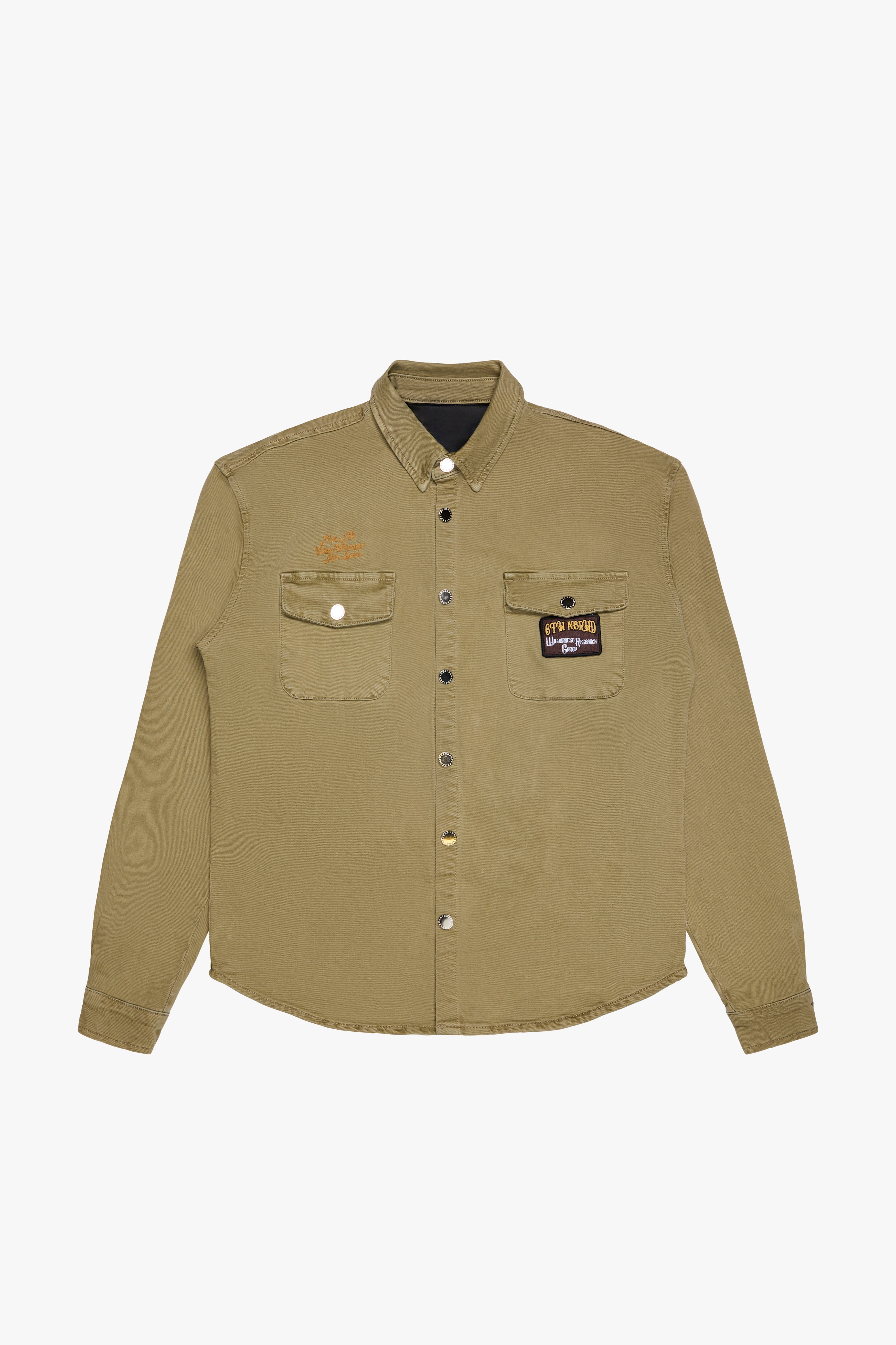 6Th Nbrhd Safari Men's Shirt - Khaki