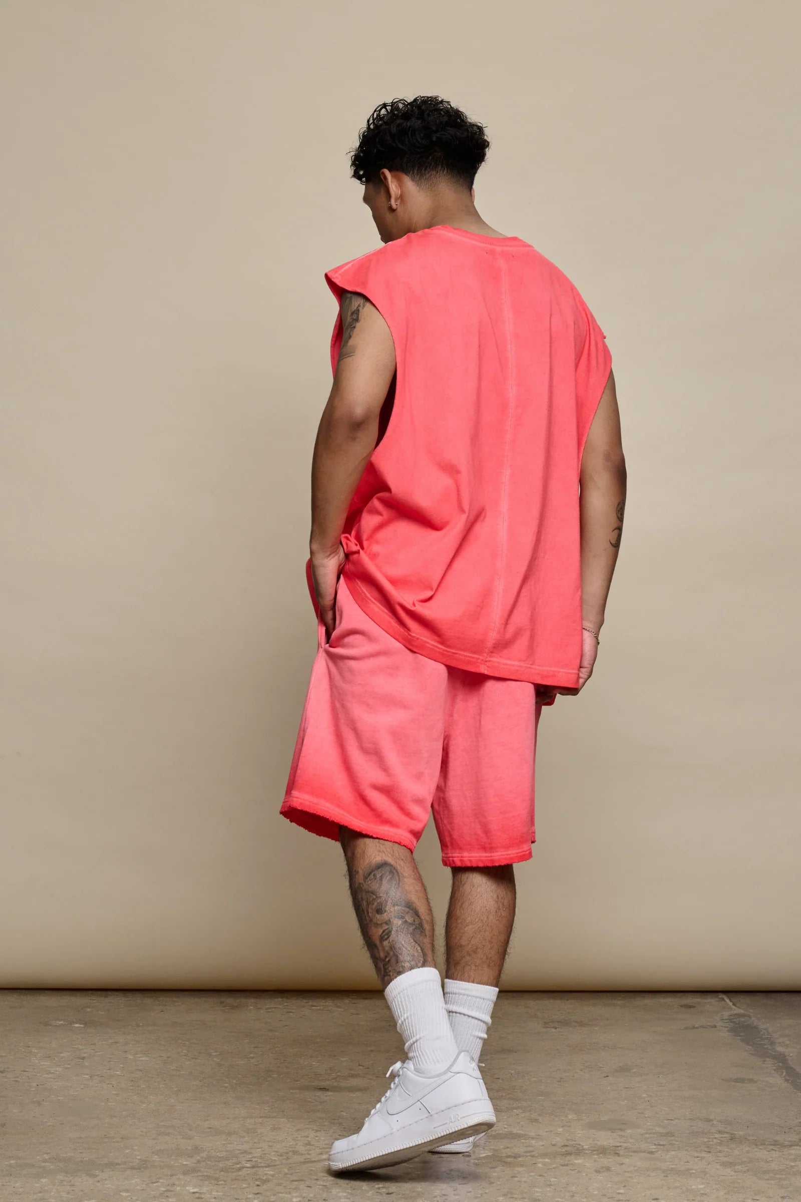 Silnt Chptrs Raw Hem Shorts - Vintage Wash