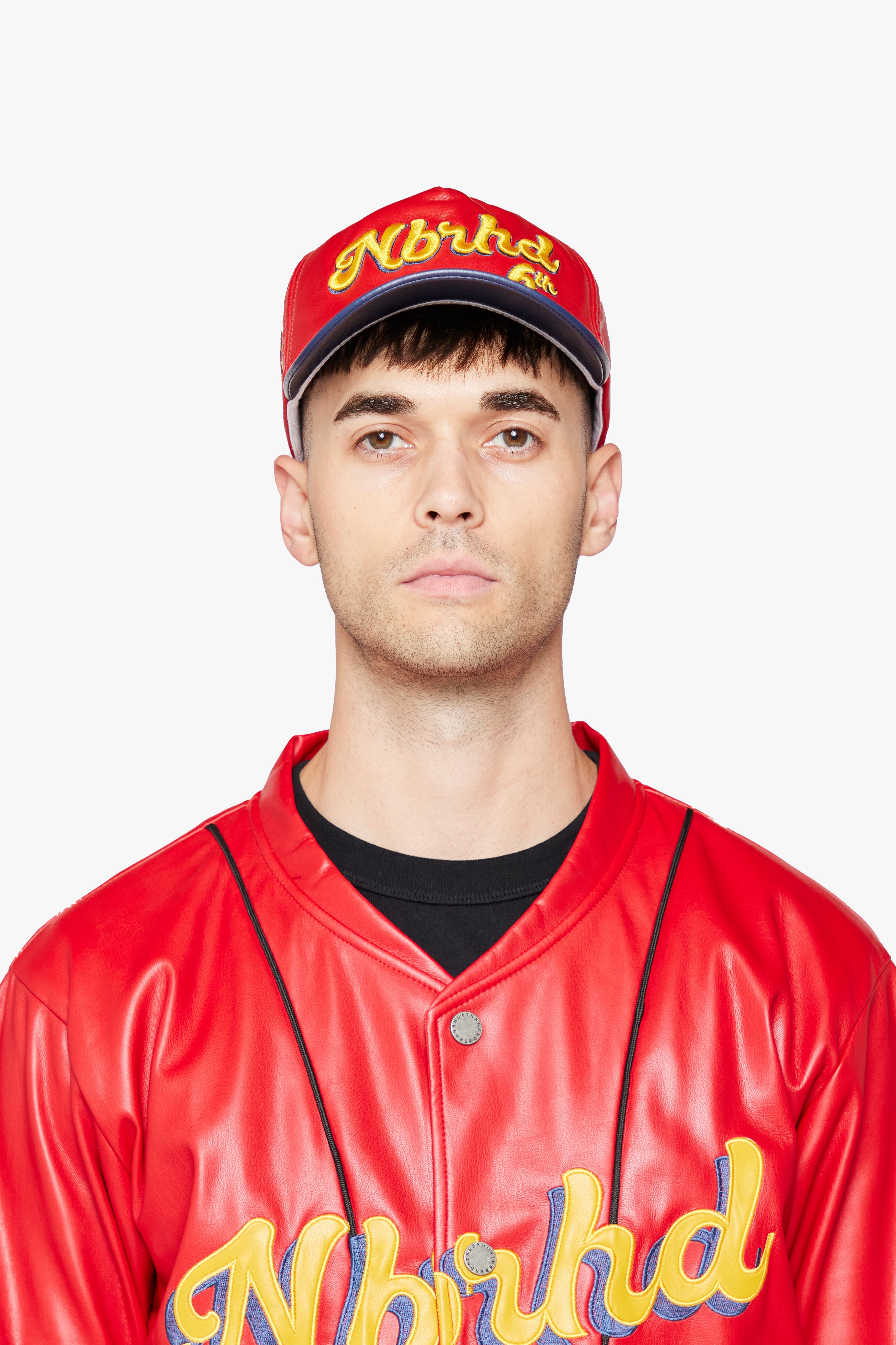 6Thneighborhood Logo Snapback Hat - Vegan Leather