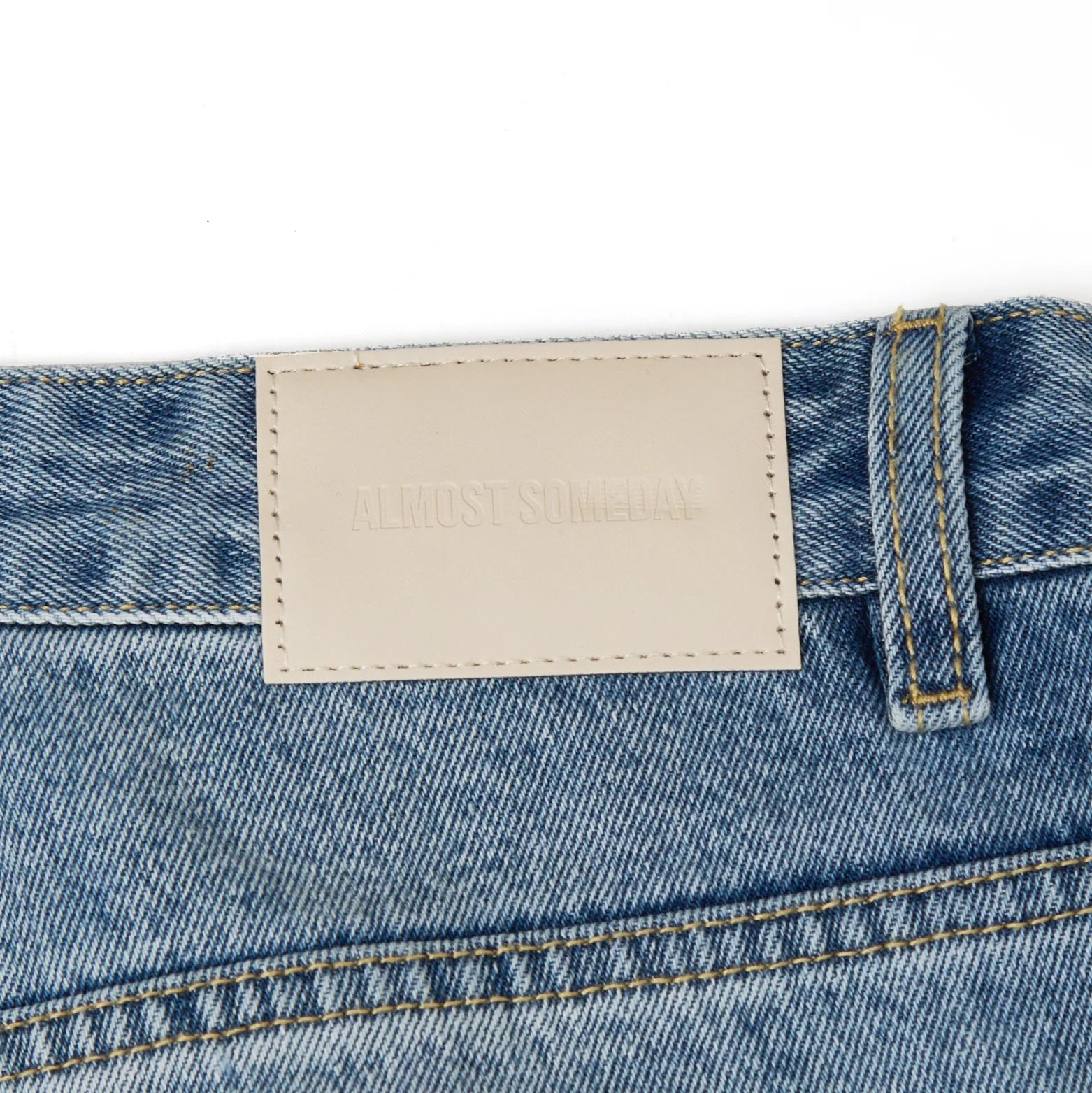 Almost Someday - Welcome Denim Jort - Blue Wash