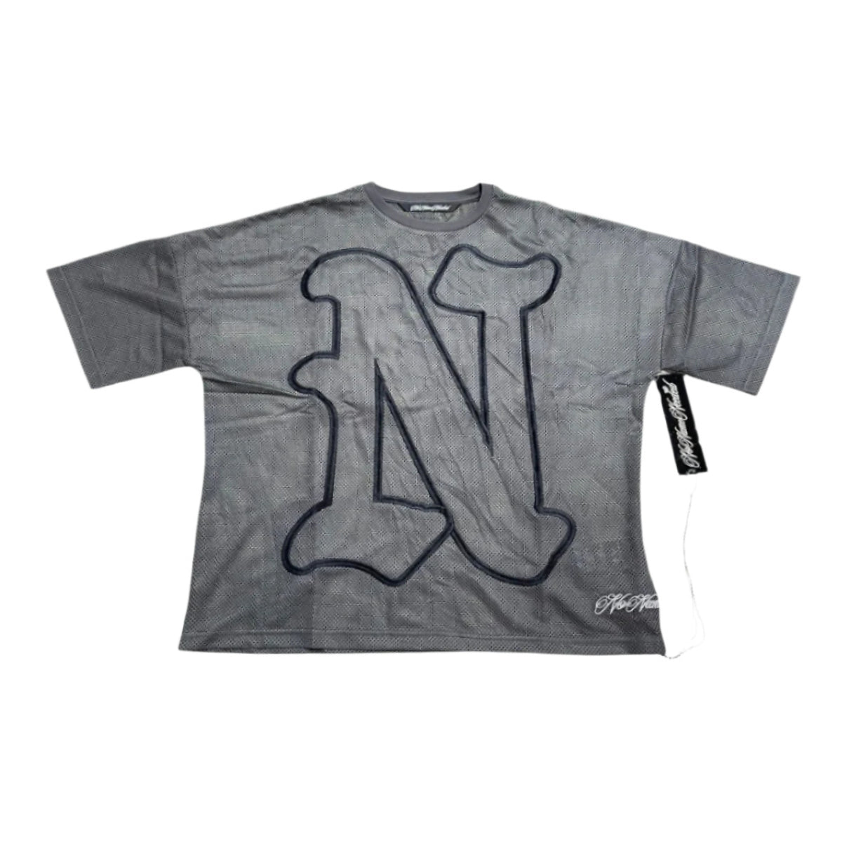 No Name Needed "Nnn Bleeker Tee" T-Shirt - Gray