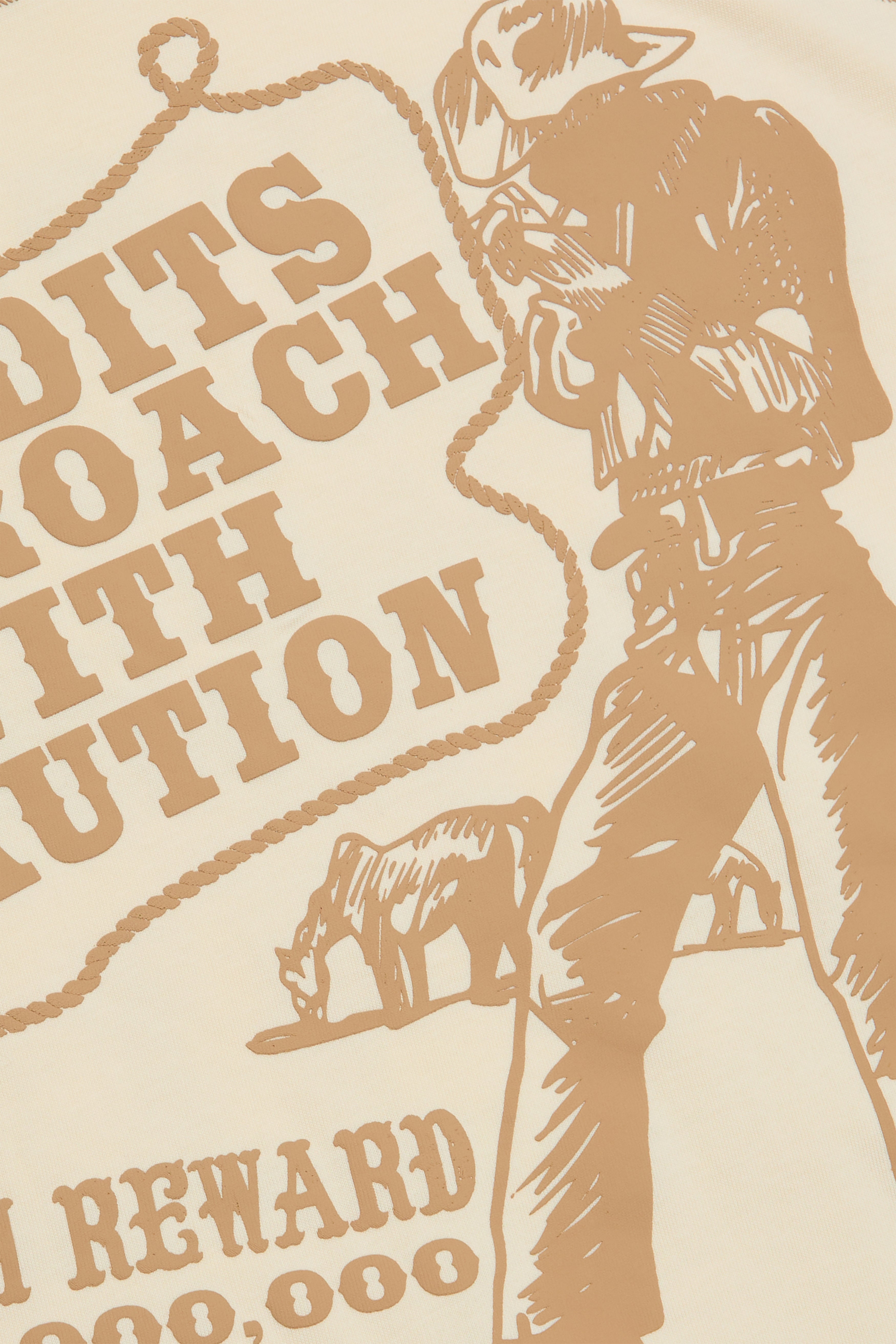 6Th Nbrhd Caution Men's T-Shirt - Beige