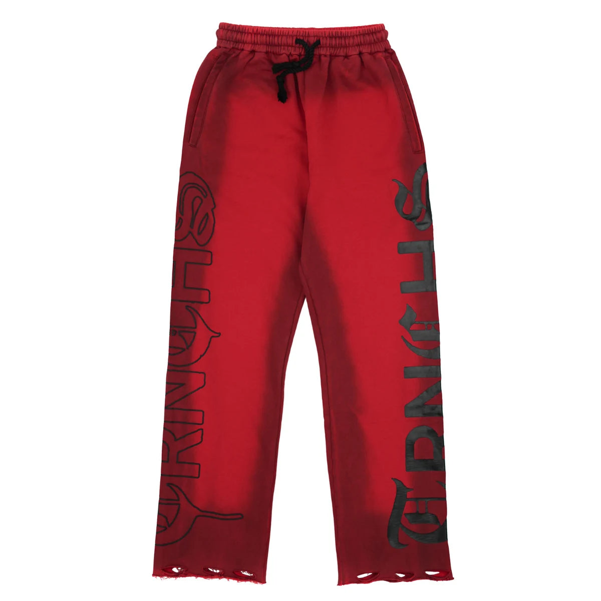 Trnchs "Crimson Script" Pants - Red