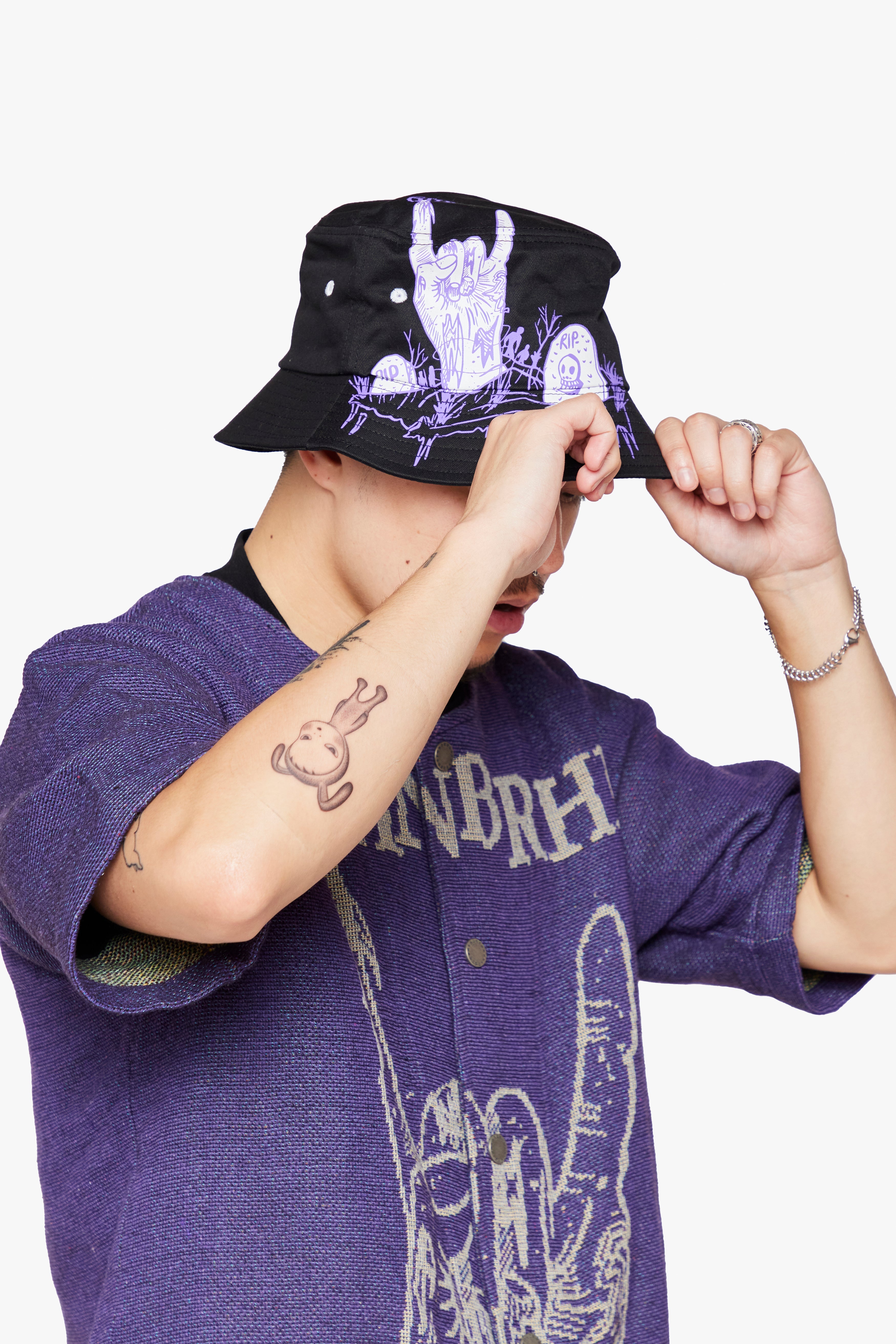 6Thneighborhood Tombstone Bucket Hat - Embroidered