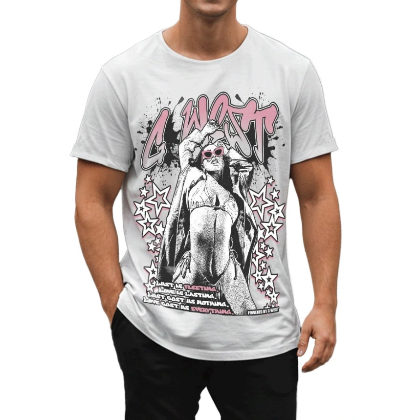 G-West "Heat Check" T-Shirt - Graphic Print
