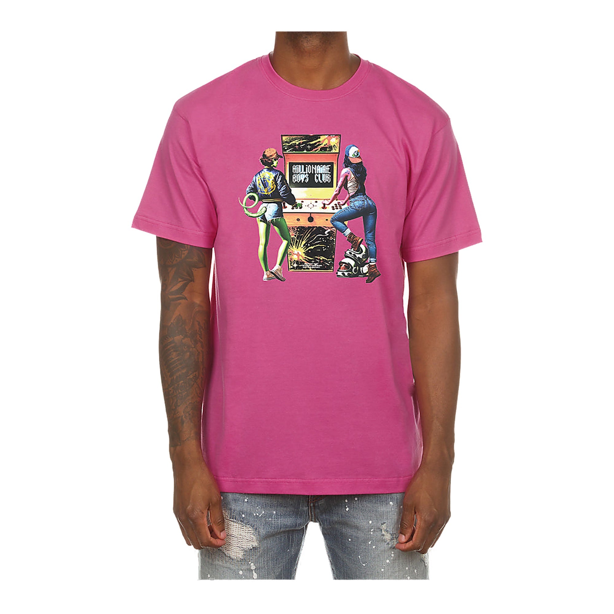 Billionaire Boys Club 2 Player Tee Men's T-Shirt - Pink