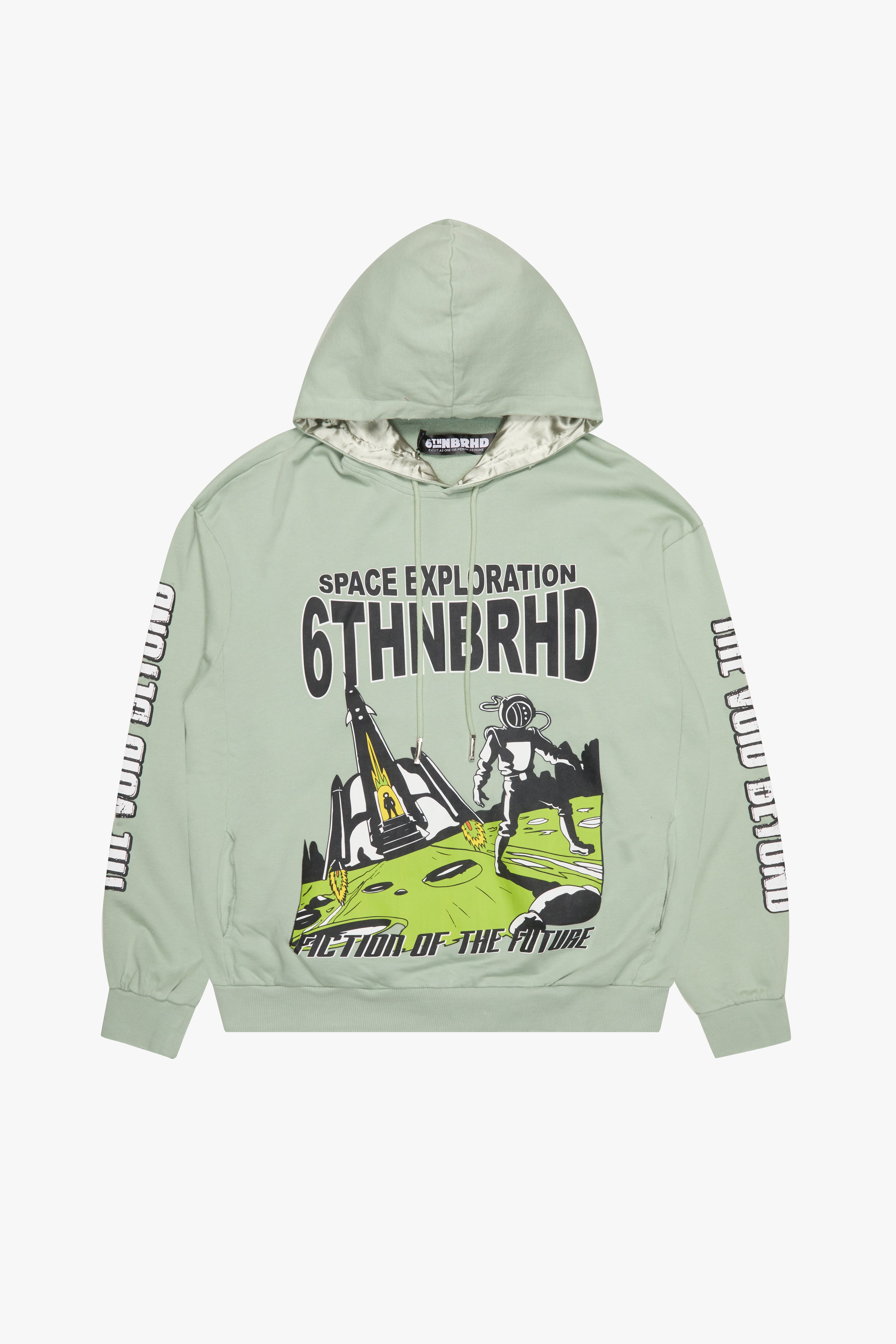 6Th Nbrhd Beyond Men's Hoodie - Green