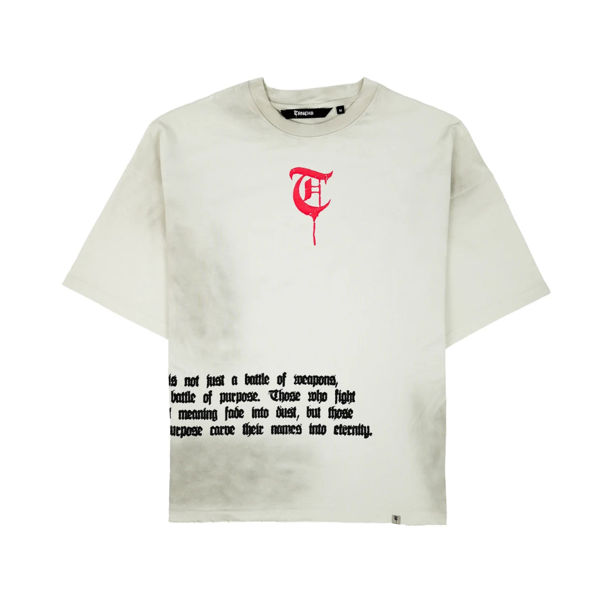 Trnchs "Etched In Eternity" T-Shirt - Off-White