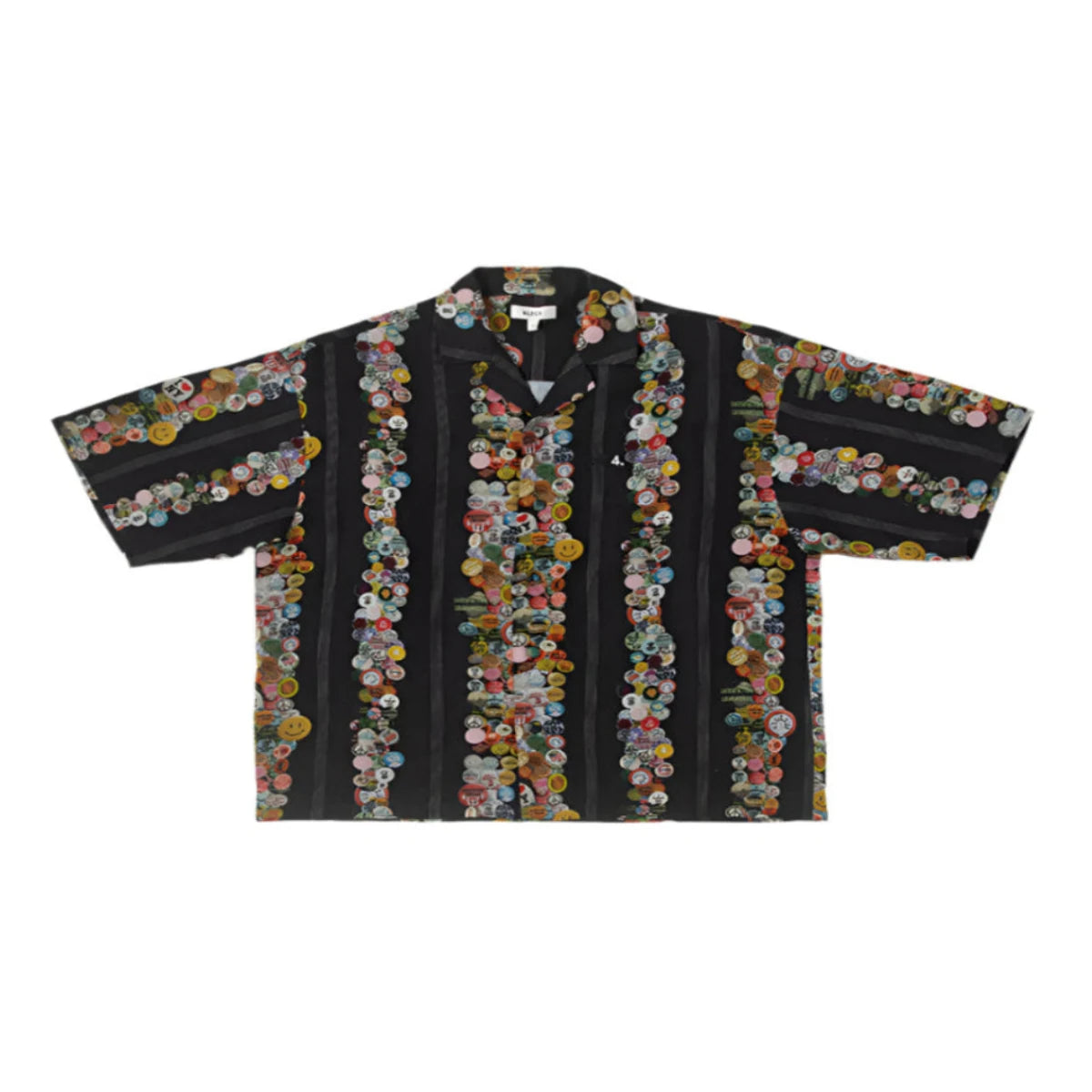 Bldg4 "I Love Bldg4 Ss Woven" Shirt - Patterned