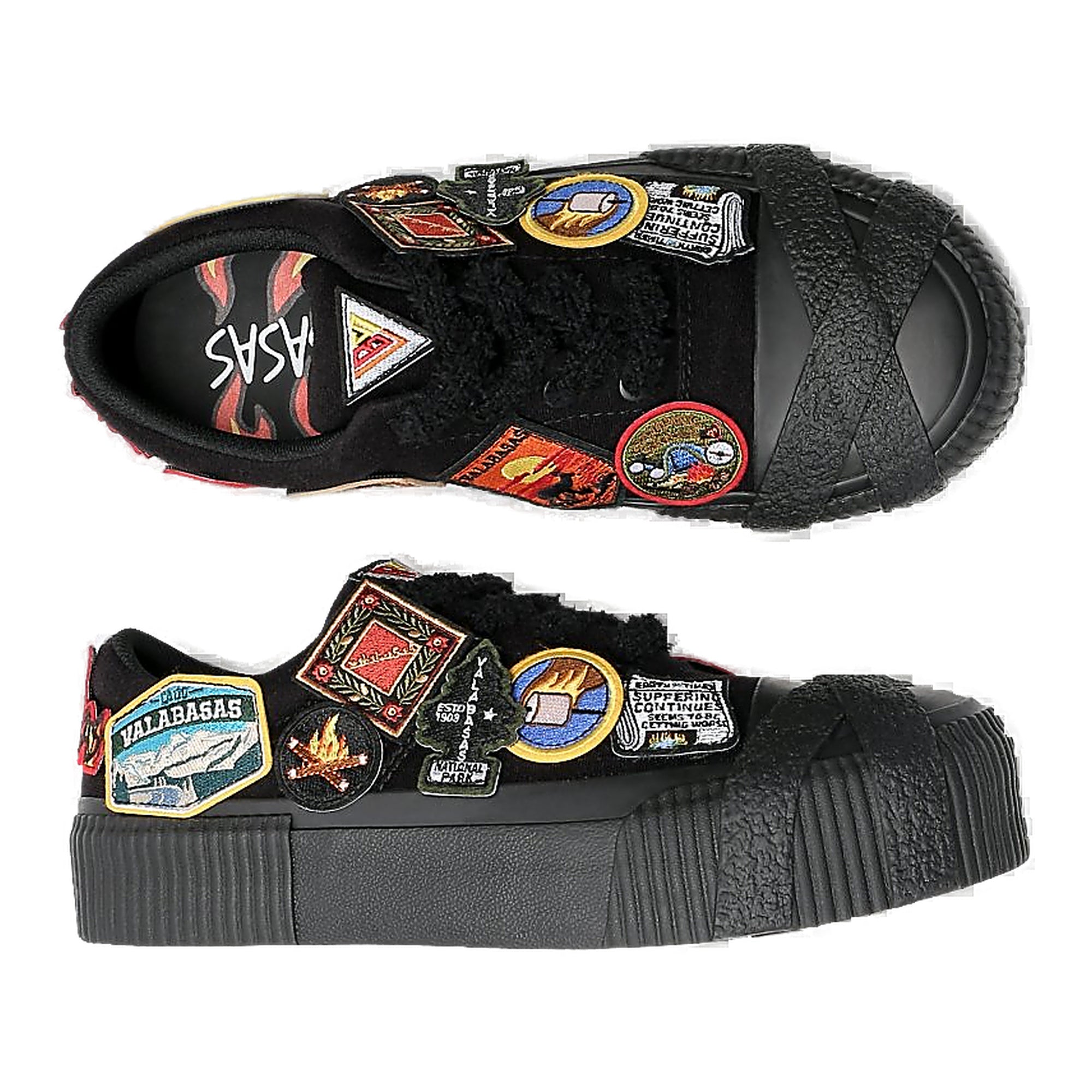 Valabasas Patchwork Shoes - Twisted Overlay