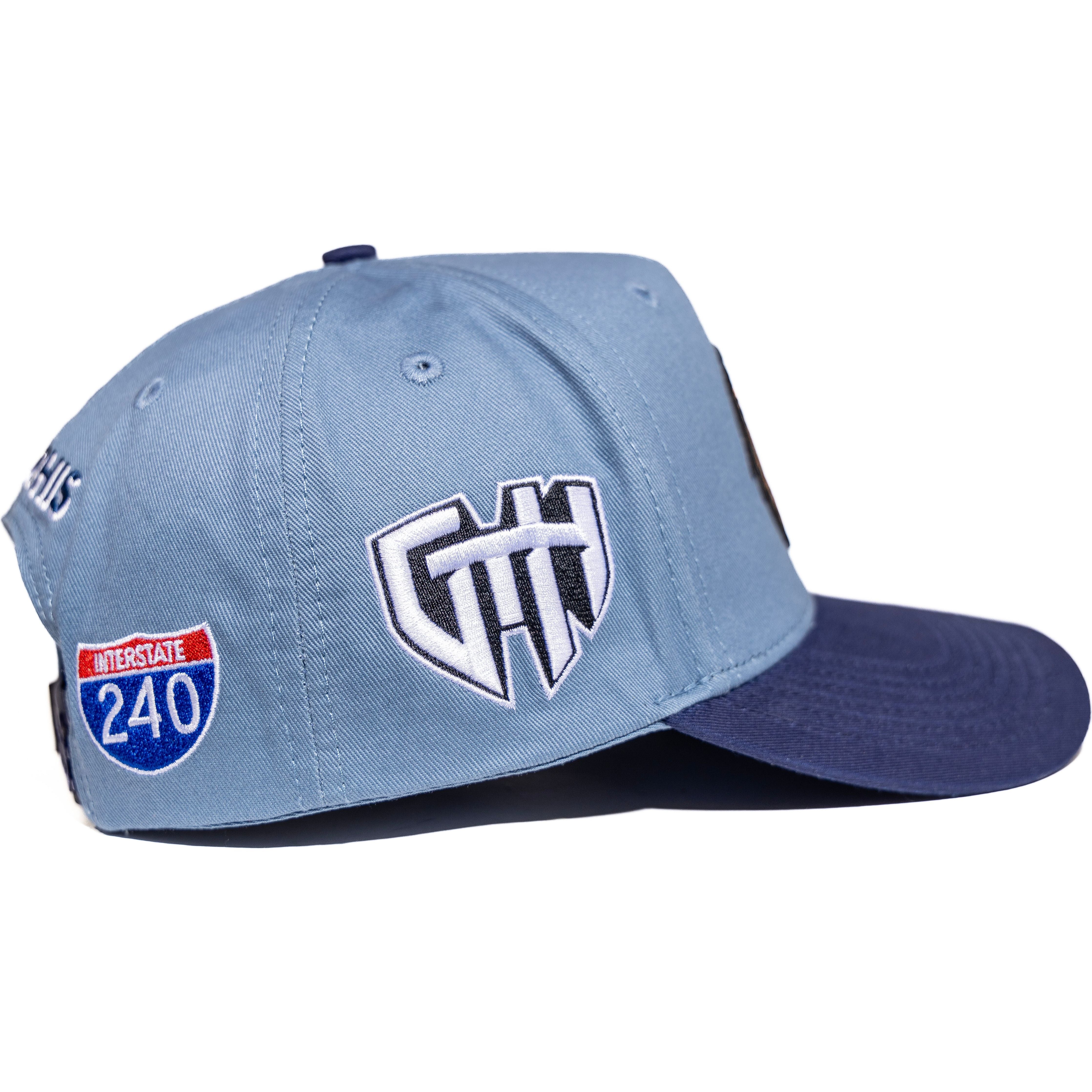 Gth "Memphis We Don't Bluff Snapback" Hat - Embroidered