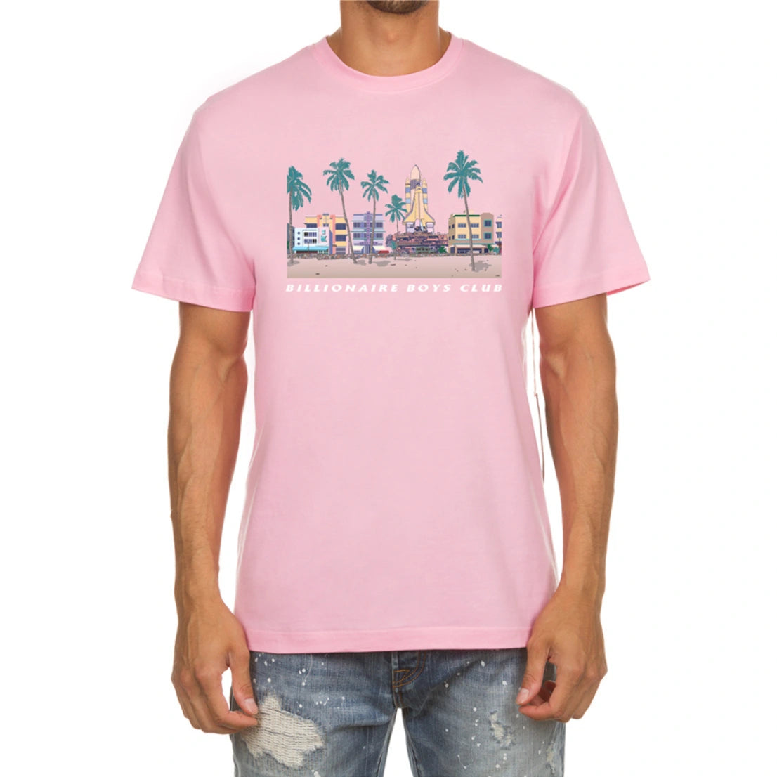 Billionaire Boys Club "South Beach" T-Shirt - Pink