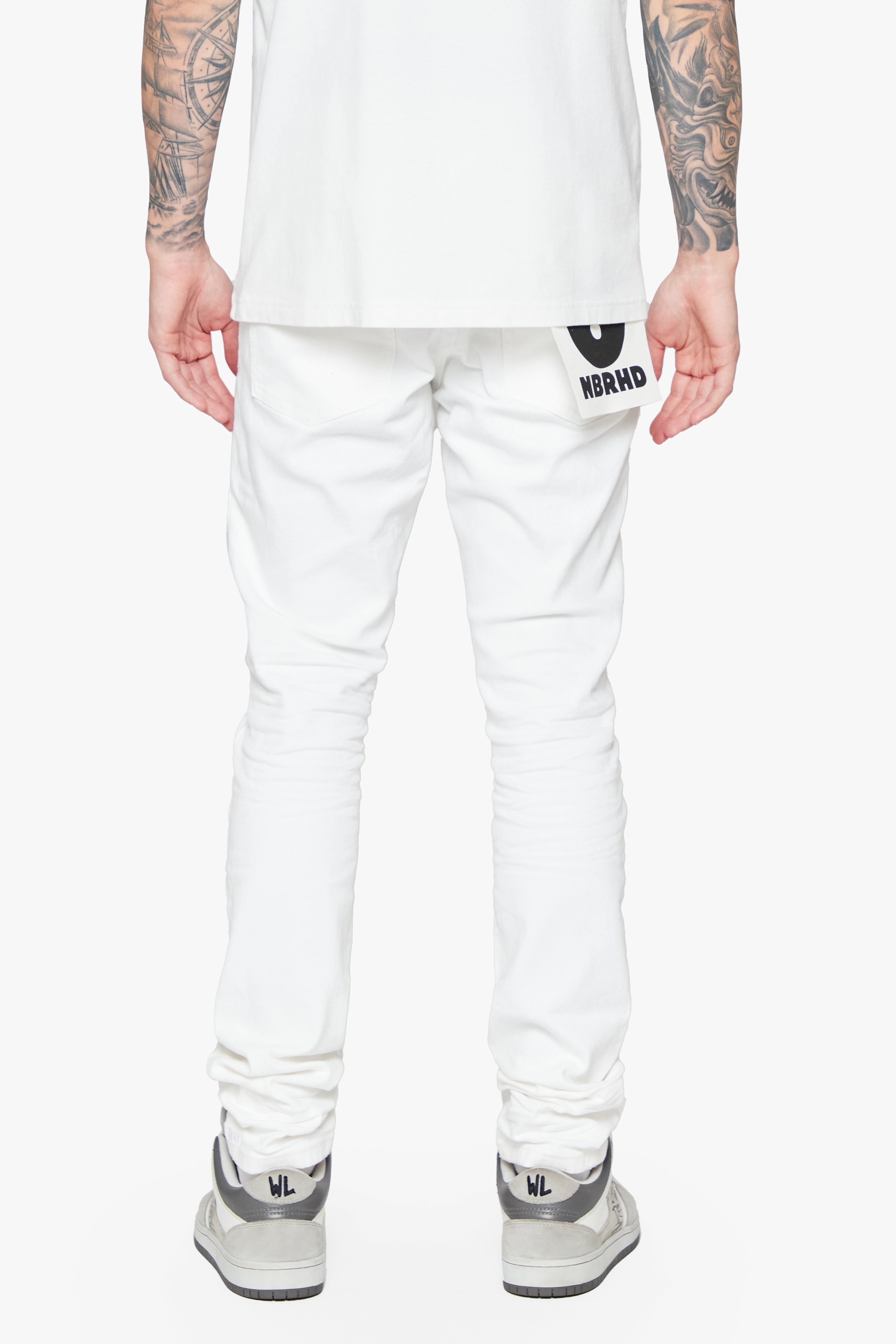 6Th Nbrhd Pali Men's Jeans - White