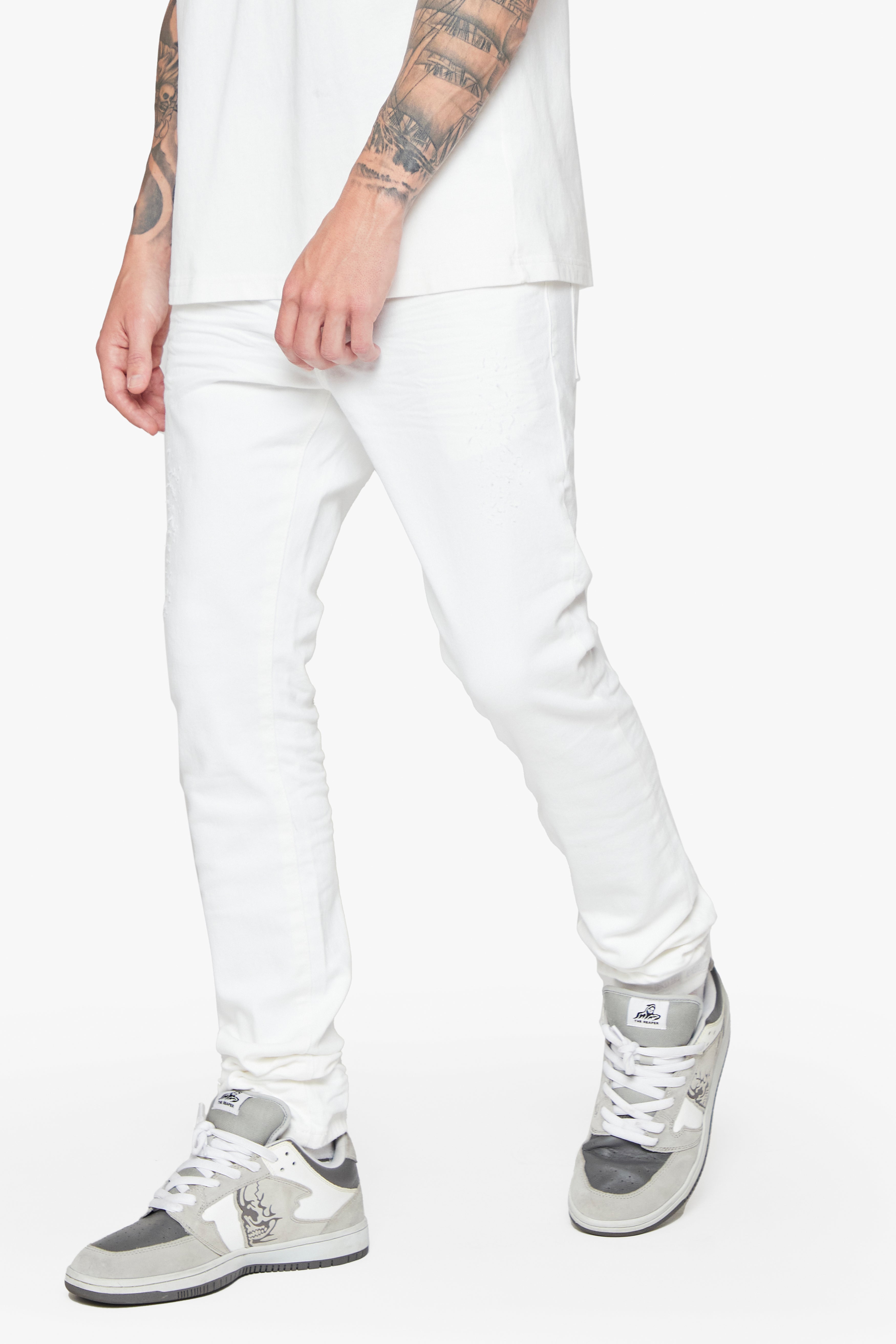 6Th Nbrhd Pali Men's Jeans - White