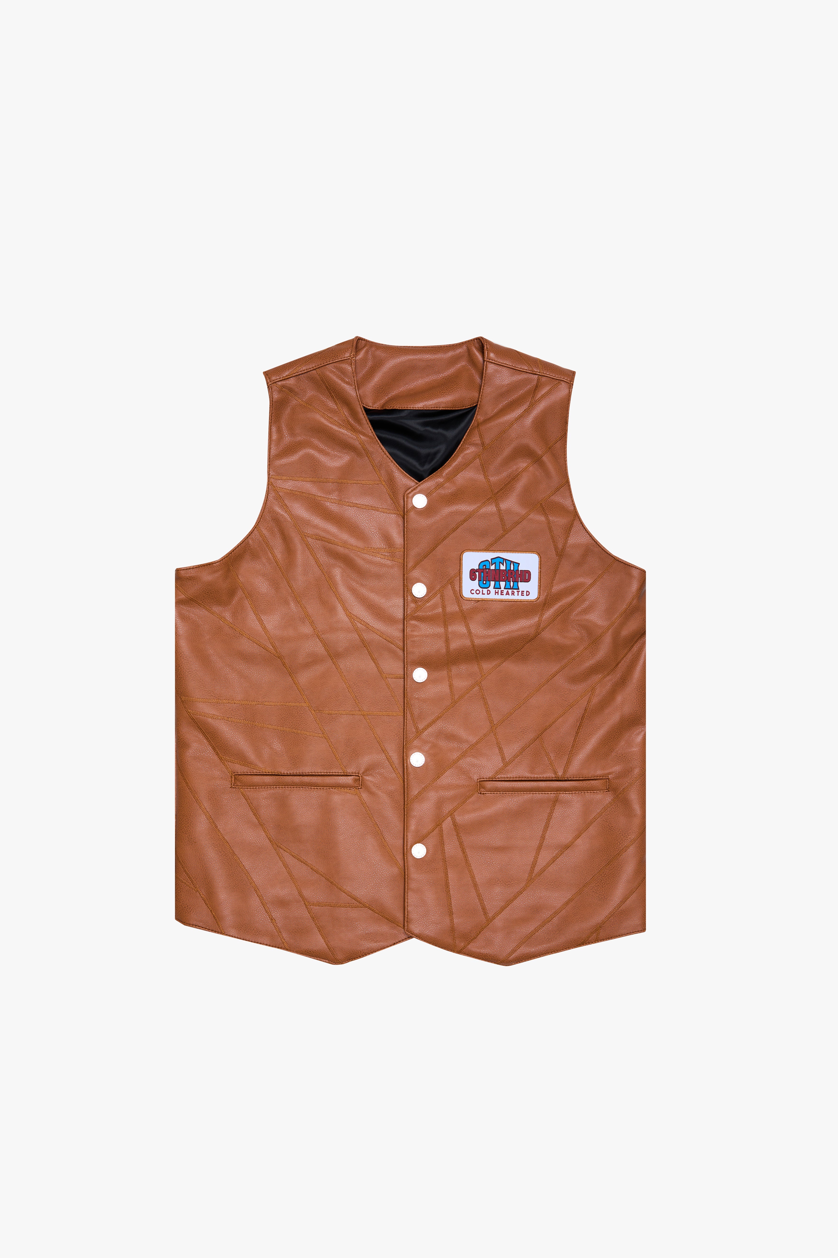 6Th Nbrhd Harley Men's Vest - Brown
