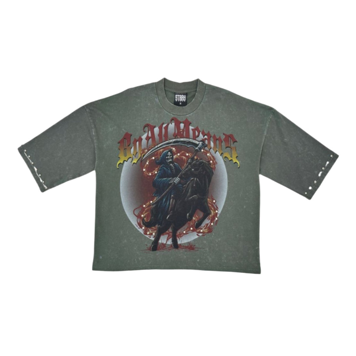 Stray "Goodtime" T-Shirt - Washed Black