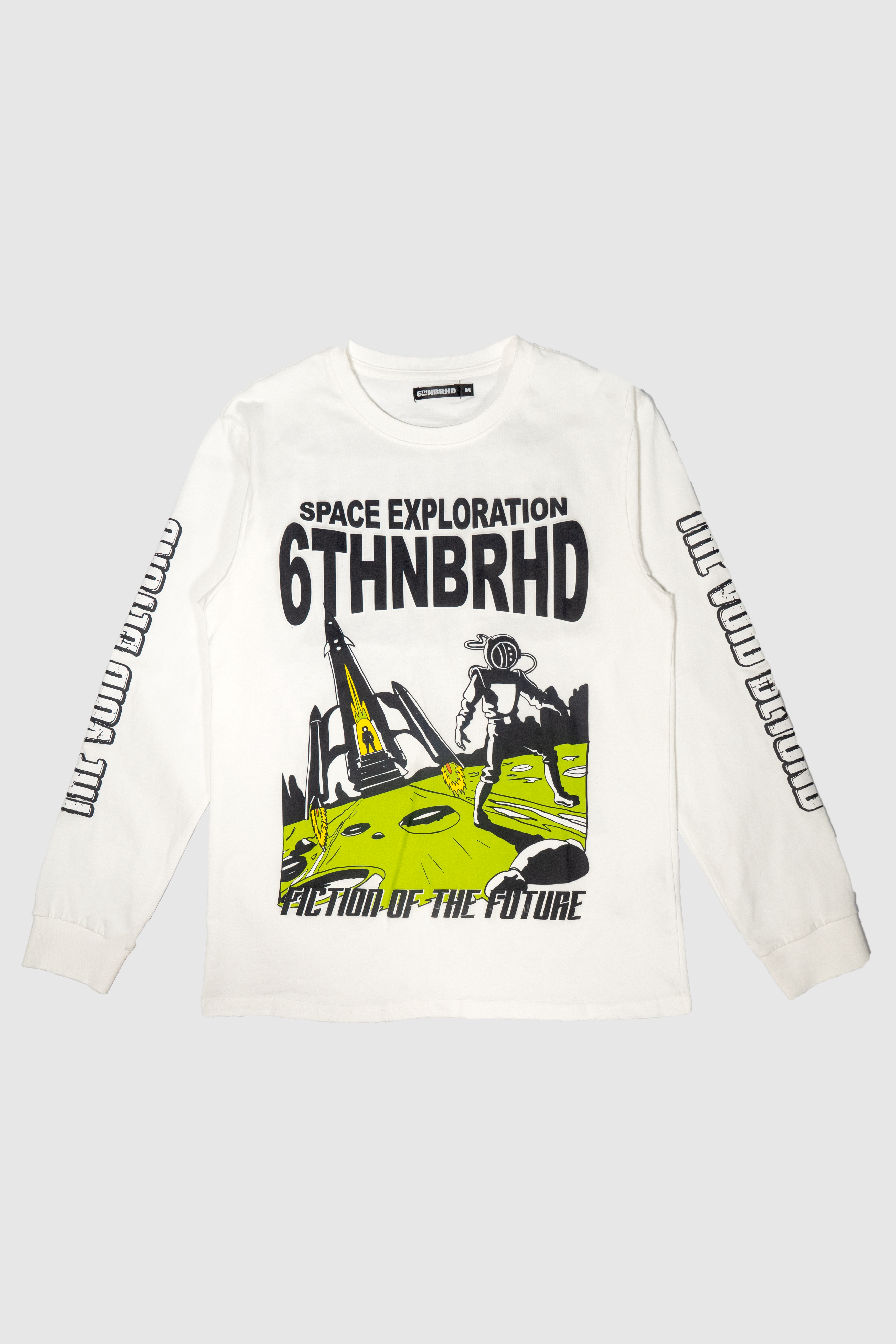 6Th Nbrhd Fiction Future Men's T-Shirt - White