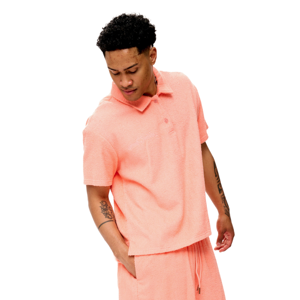 Silnt Chptrs Relevant Polo Shirt - Terry Cloth