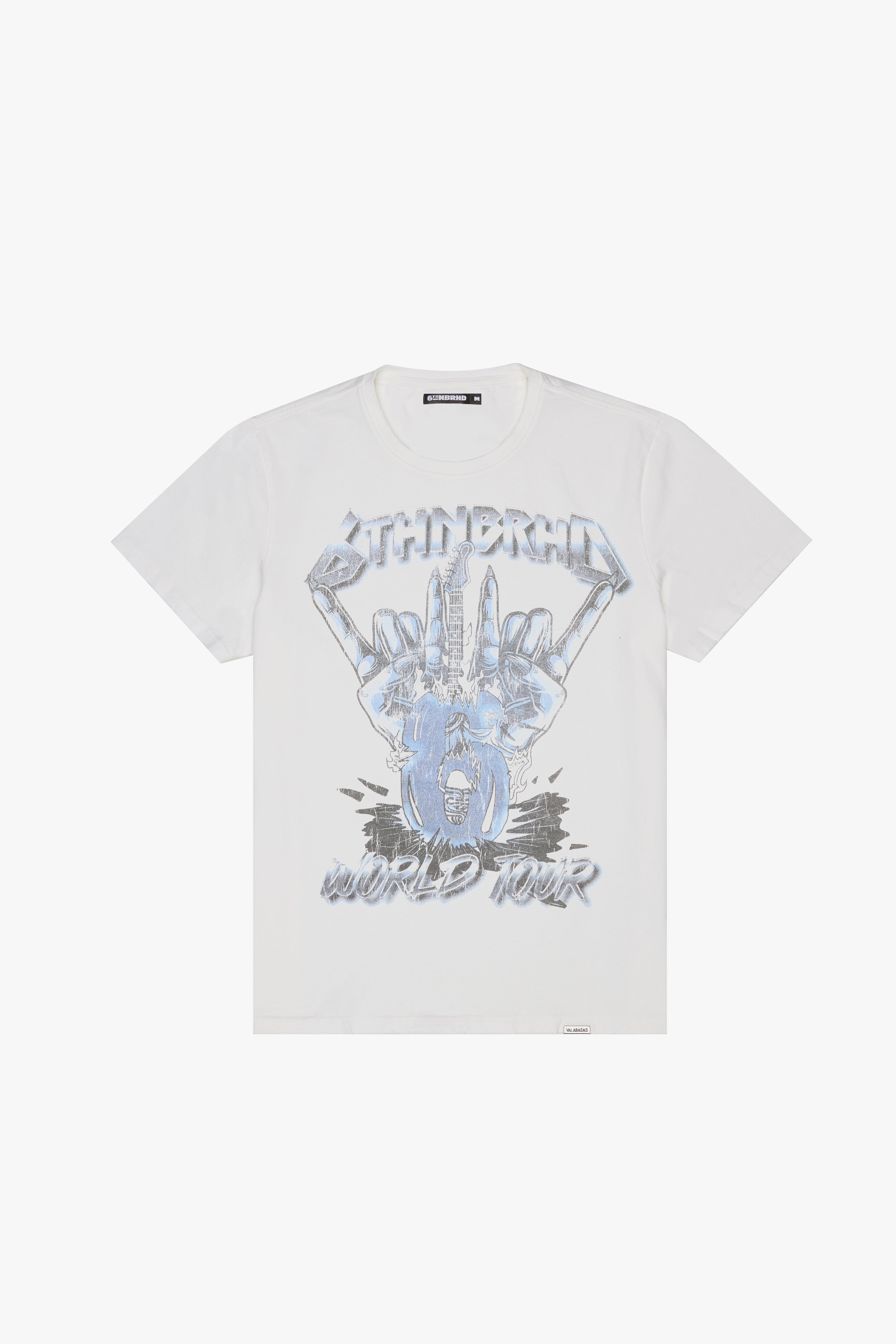 6Th Nbrhd Heavy Metal Men's T-Shirt - White