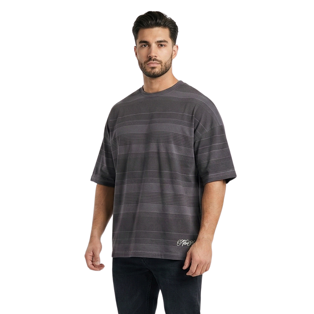 No Name Needed Wright T-Shirt - Striped