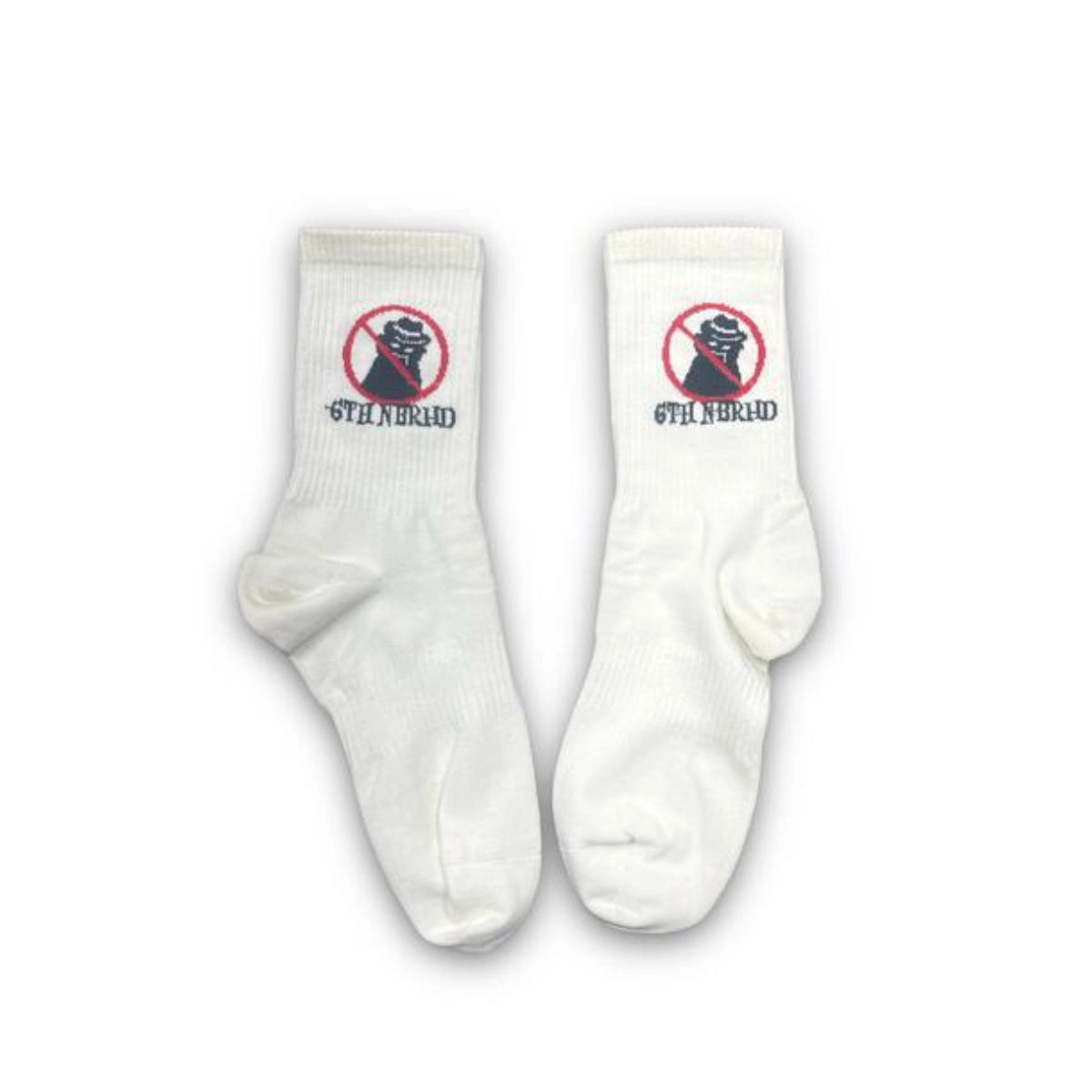 6Th Nbrhd "Detective Sock" - Embroidered Socks