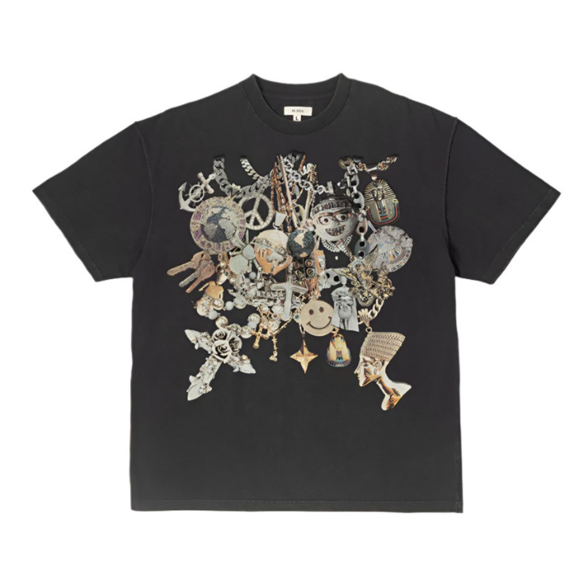 Bldg4 "Bldg4 Heavy Ss Knit" T-Shirt - Black