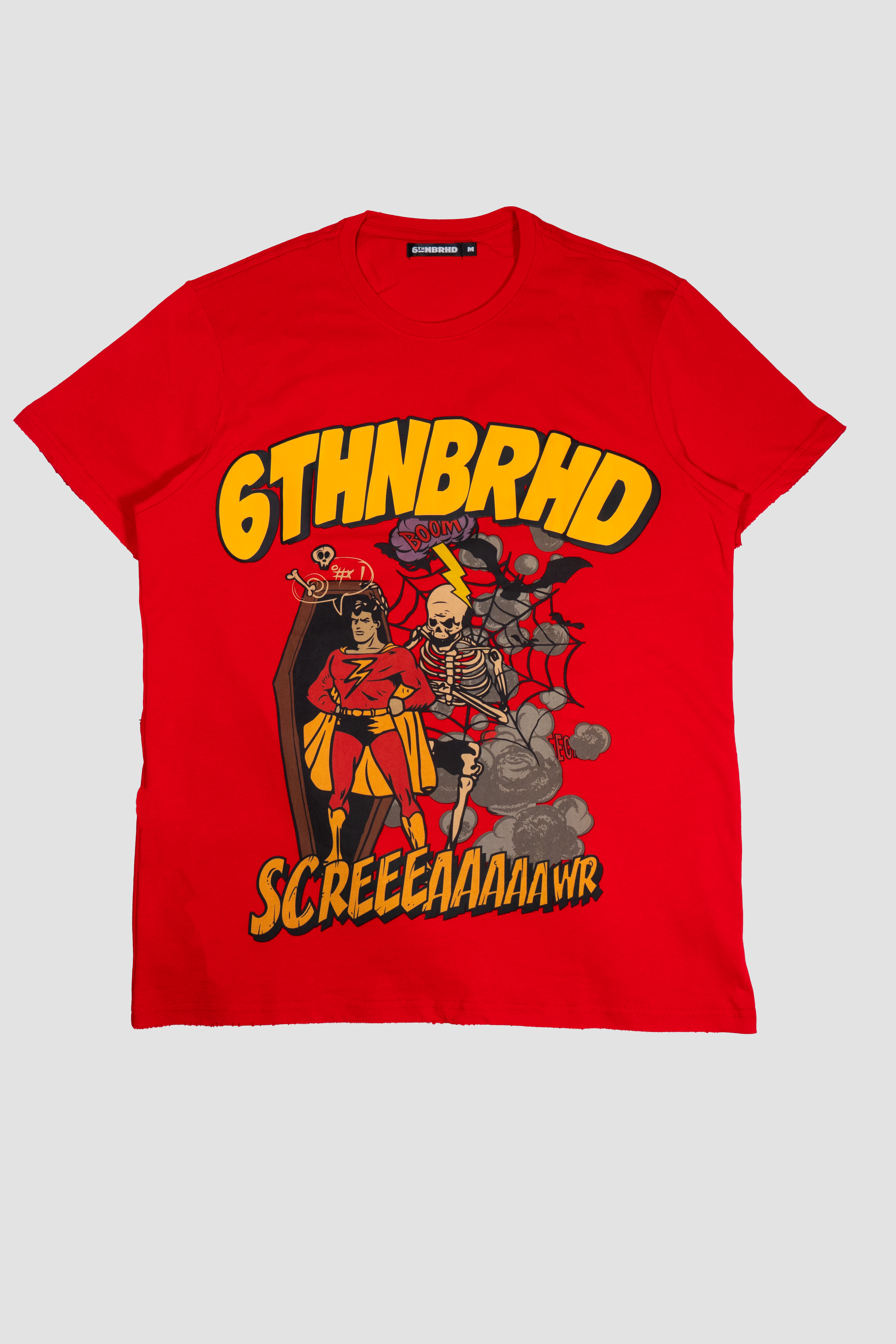 6thNBRHD TEE "HERO" RED