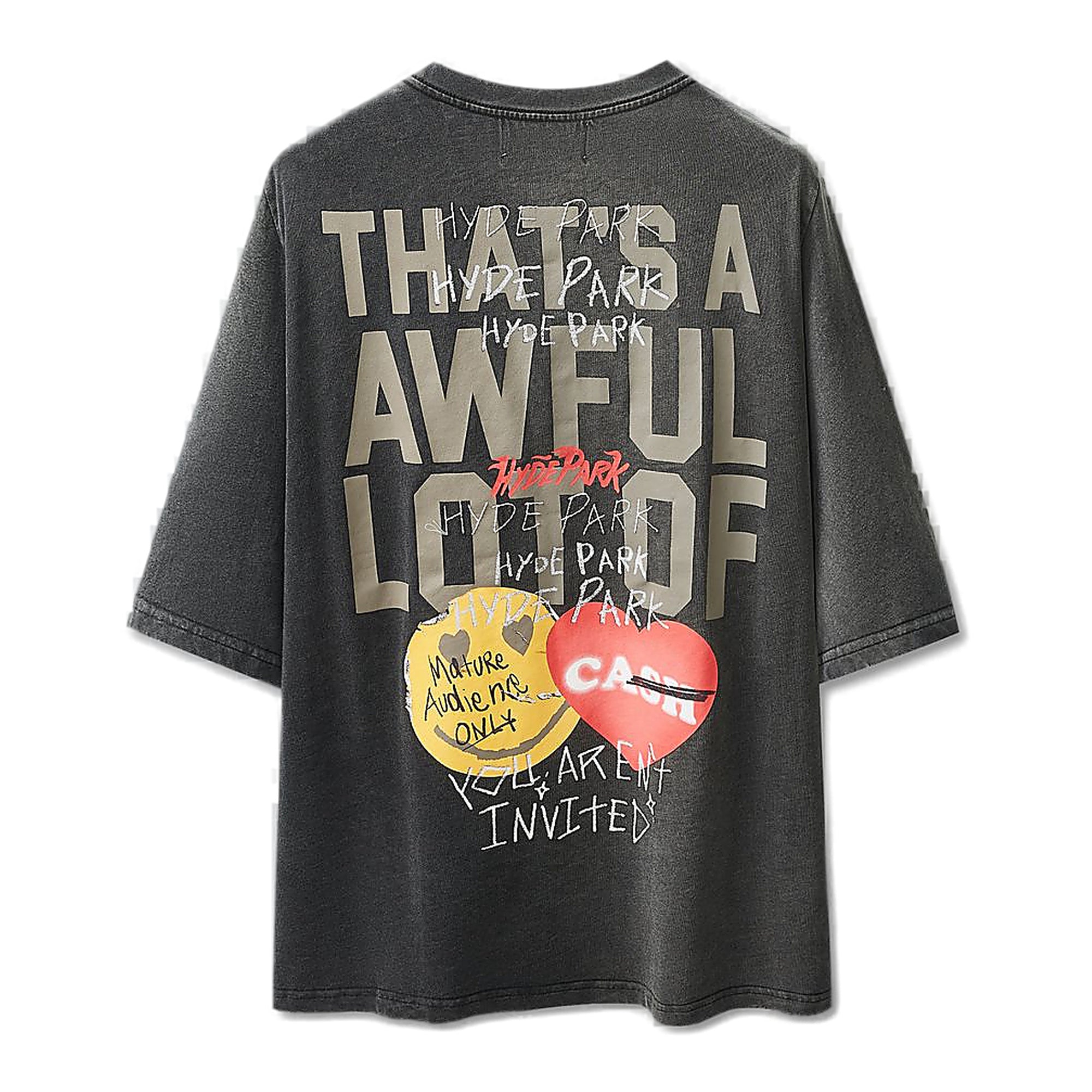 Hyde Park Stickered Tee - Oversized Fit