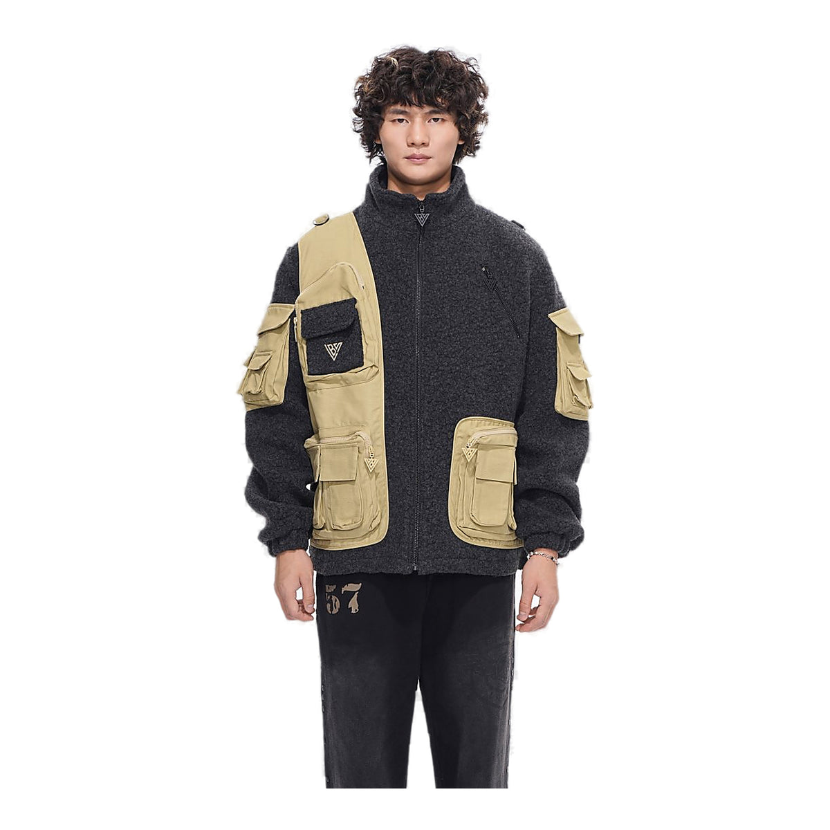 Valabasas Hike Jacket - Contrast Pockets Dark Grey