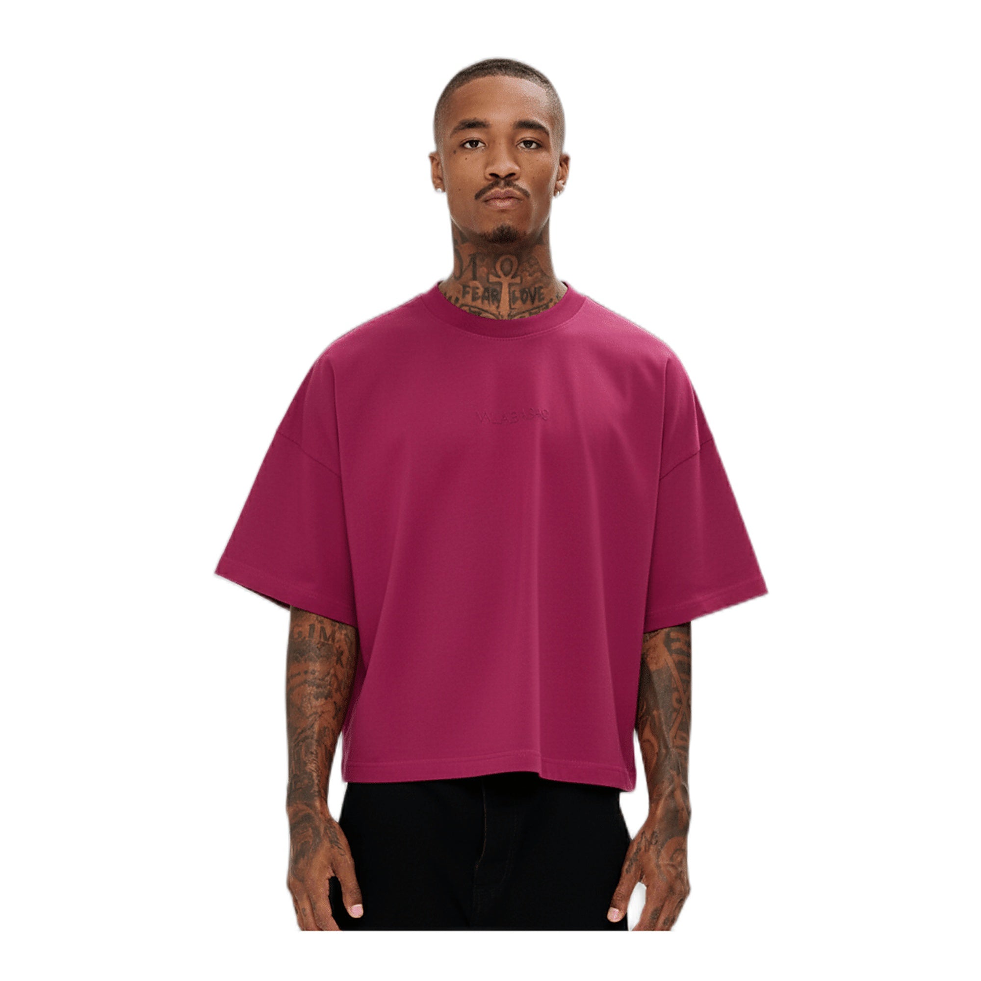 Valabasas Essential Crop Tee Men - Maroon
