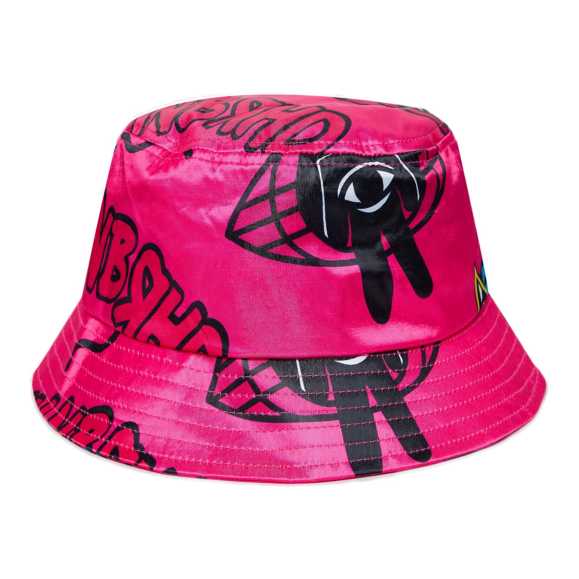 6Th Nbrhd Brush Bucket Hat - Pink