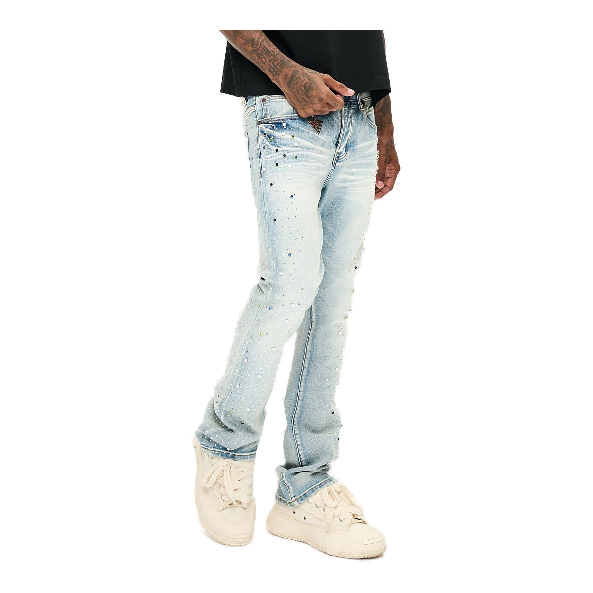 Valabasas Shine Denim Men's Jeans - Light Wash