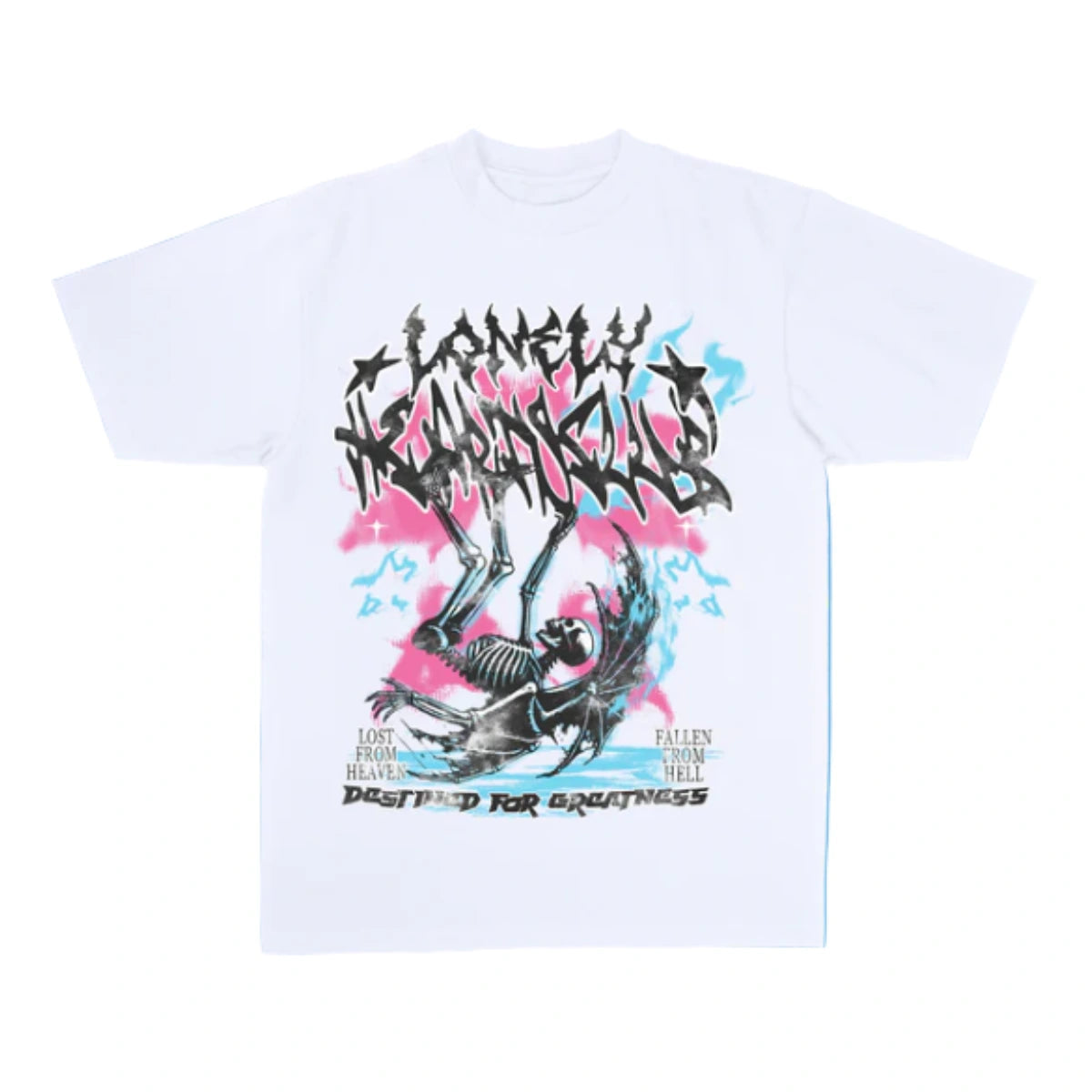 Lonely Hearts Club "Fallen Angel Premium" T-Shirt - White