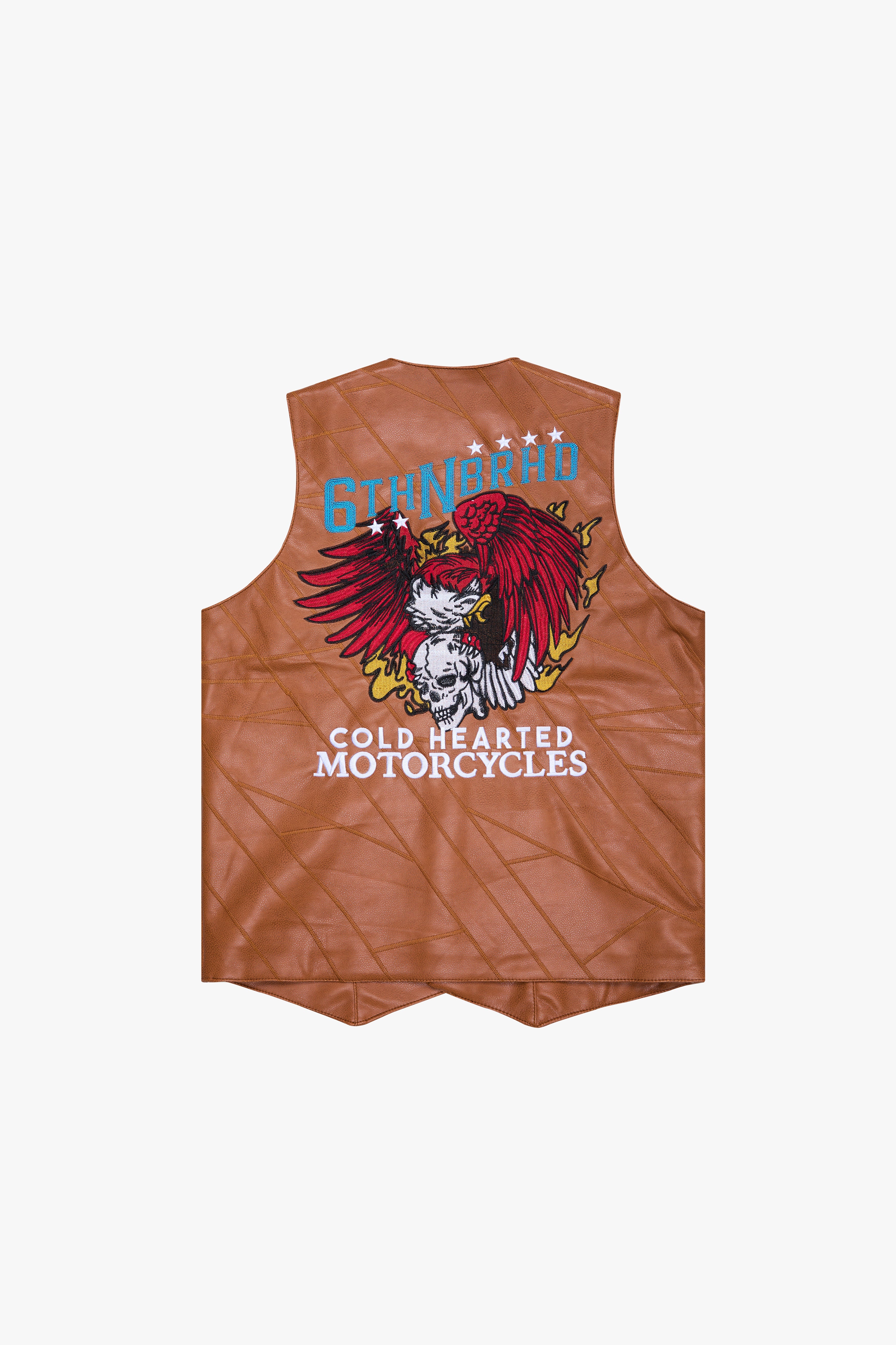 6Th Nbrhd Harley Men's Vest - Brown